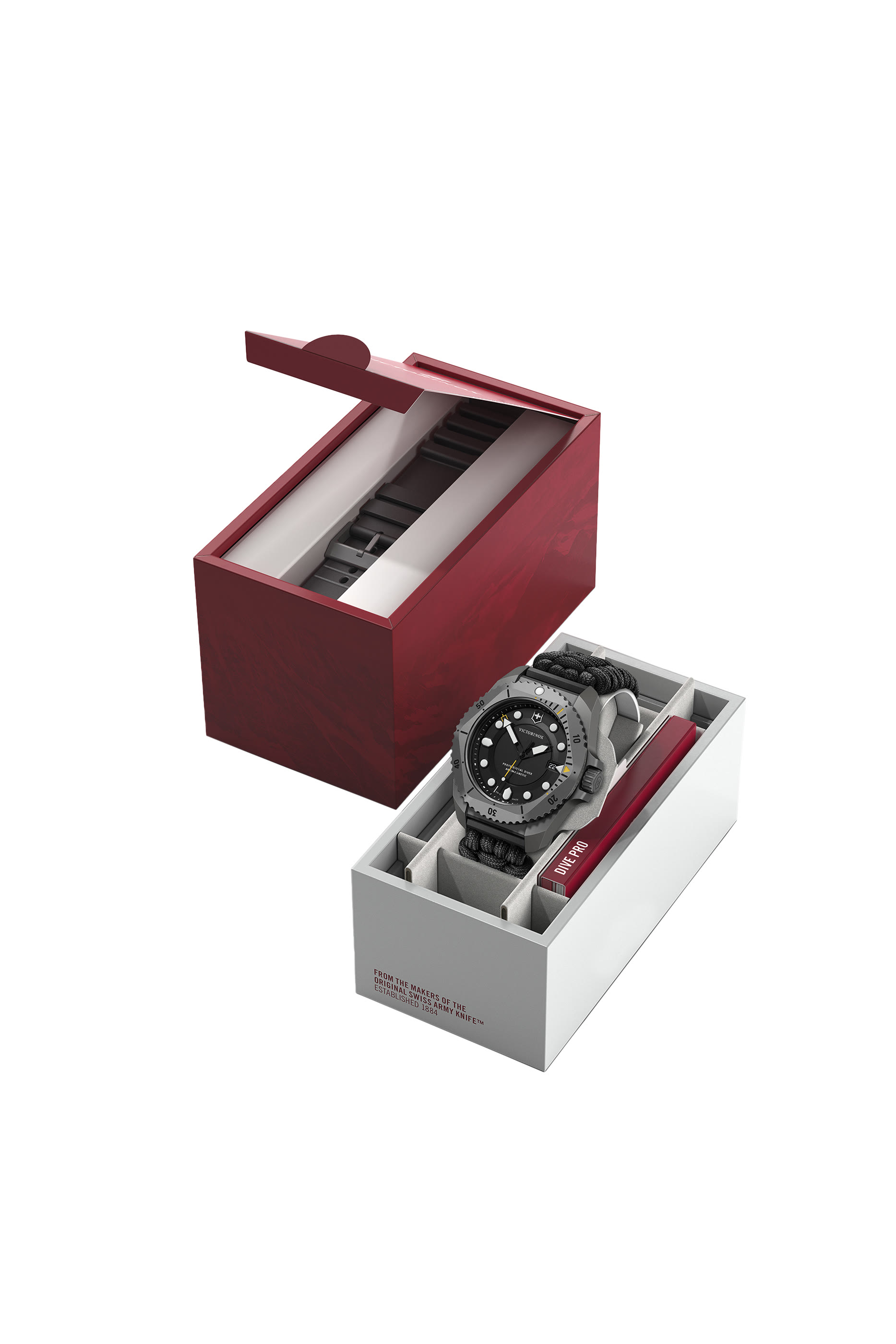 Dive Pro Quartz Watch, Paracord & Titanium