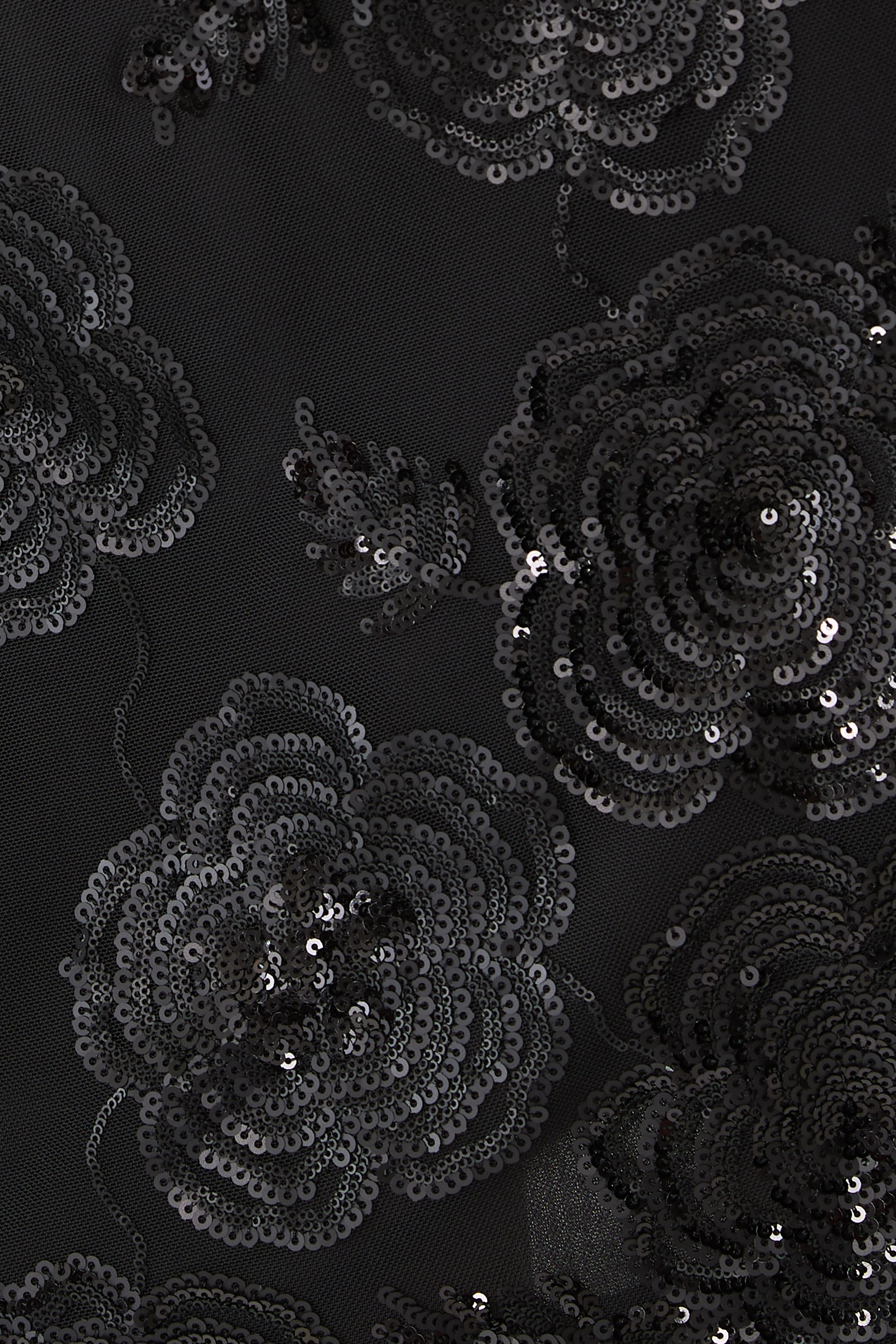 Sequins Long Sleeves Mini Dress