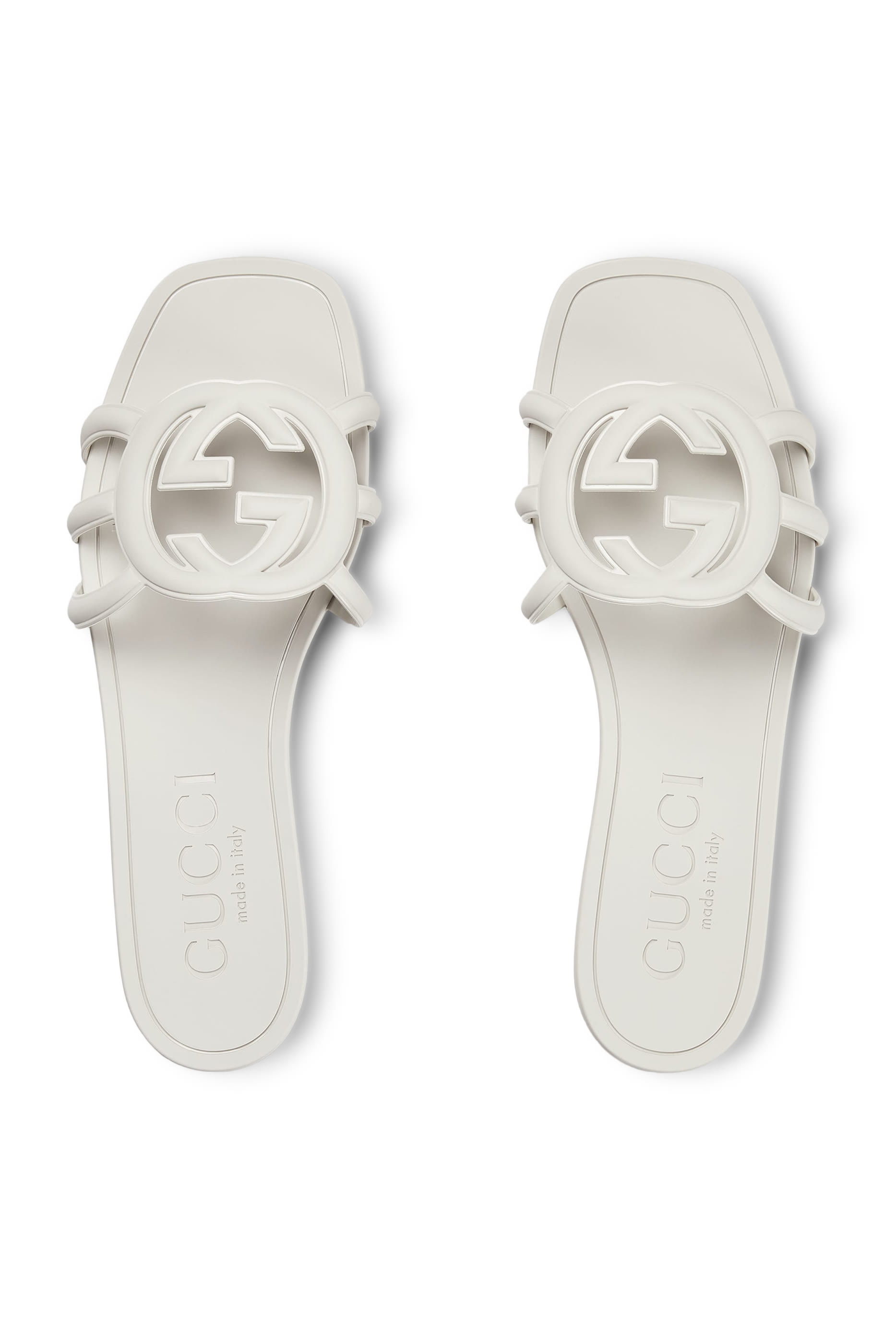 Interlocking G Slide Flat Sandal