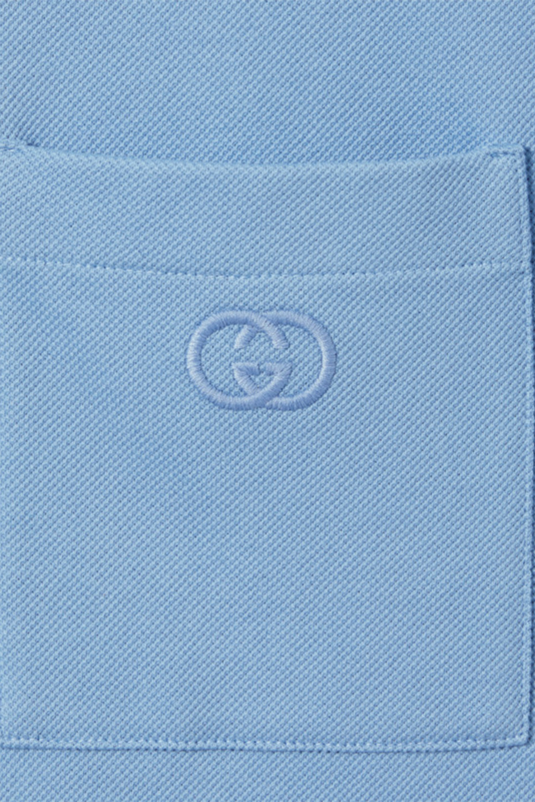  Cotton Piqu&eacute; Polo Shirt with Embroidery