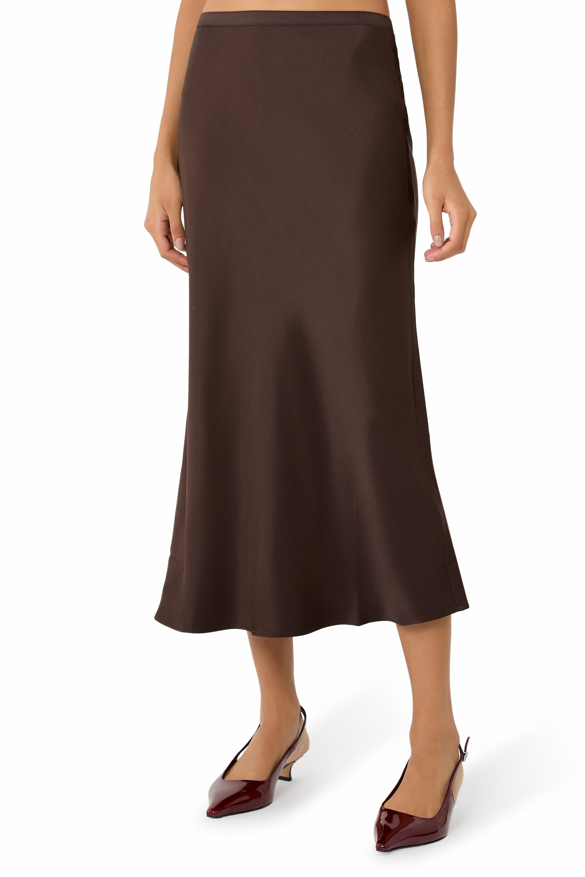 Bar Silk Skirt