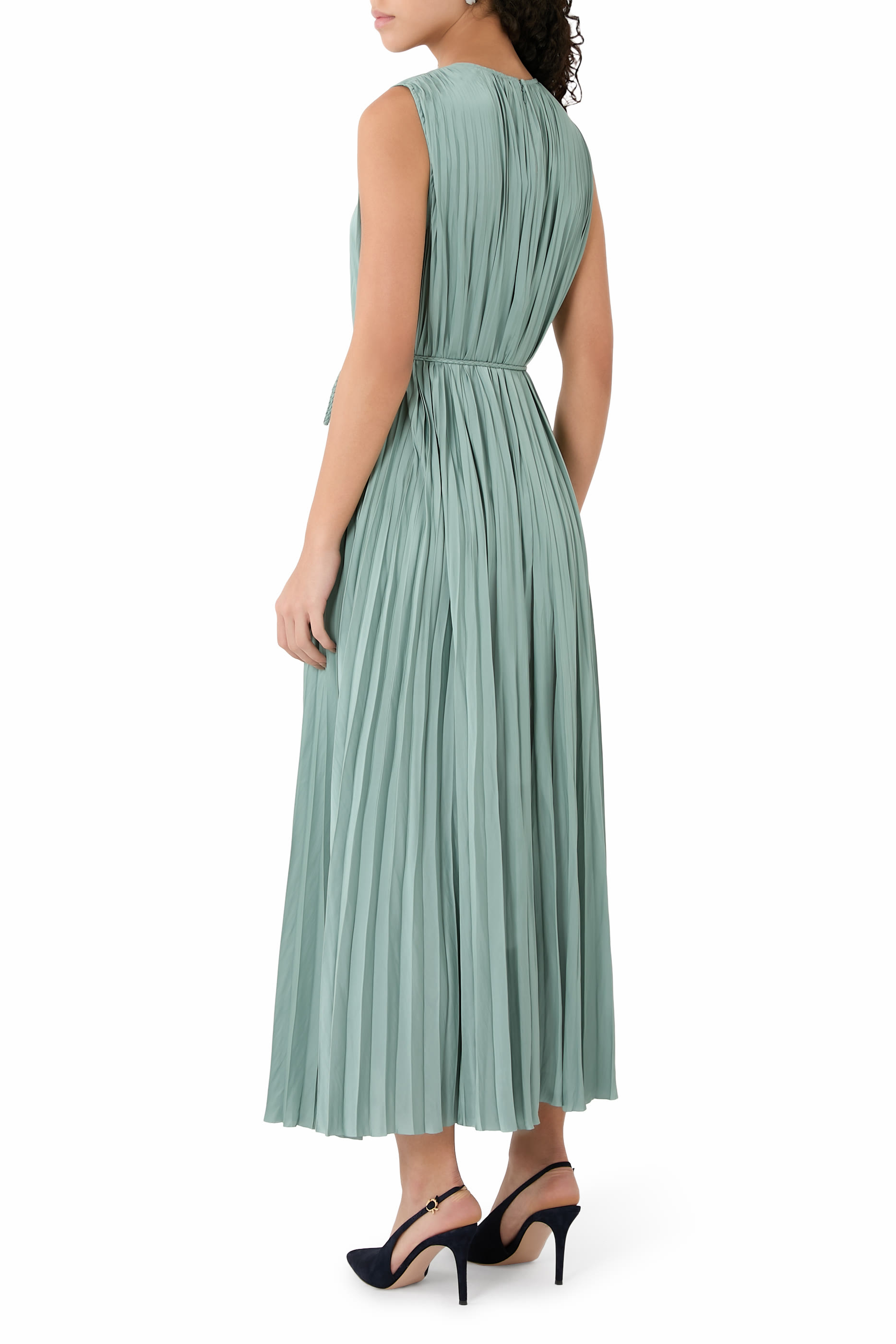 Fianna Pleated Midi Dress