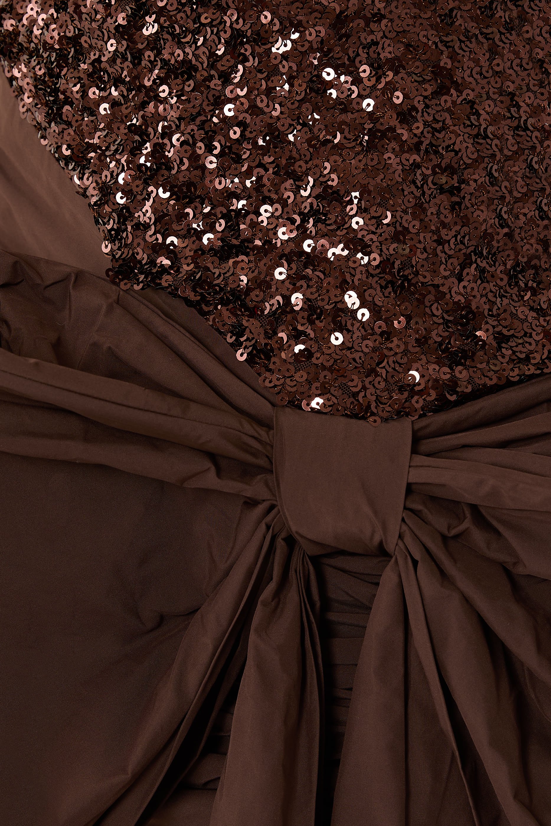 Sequins Bow Mini Dress