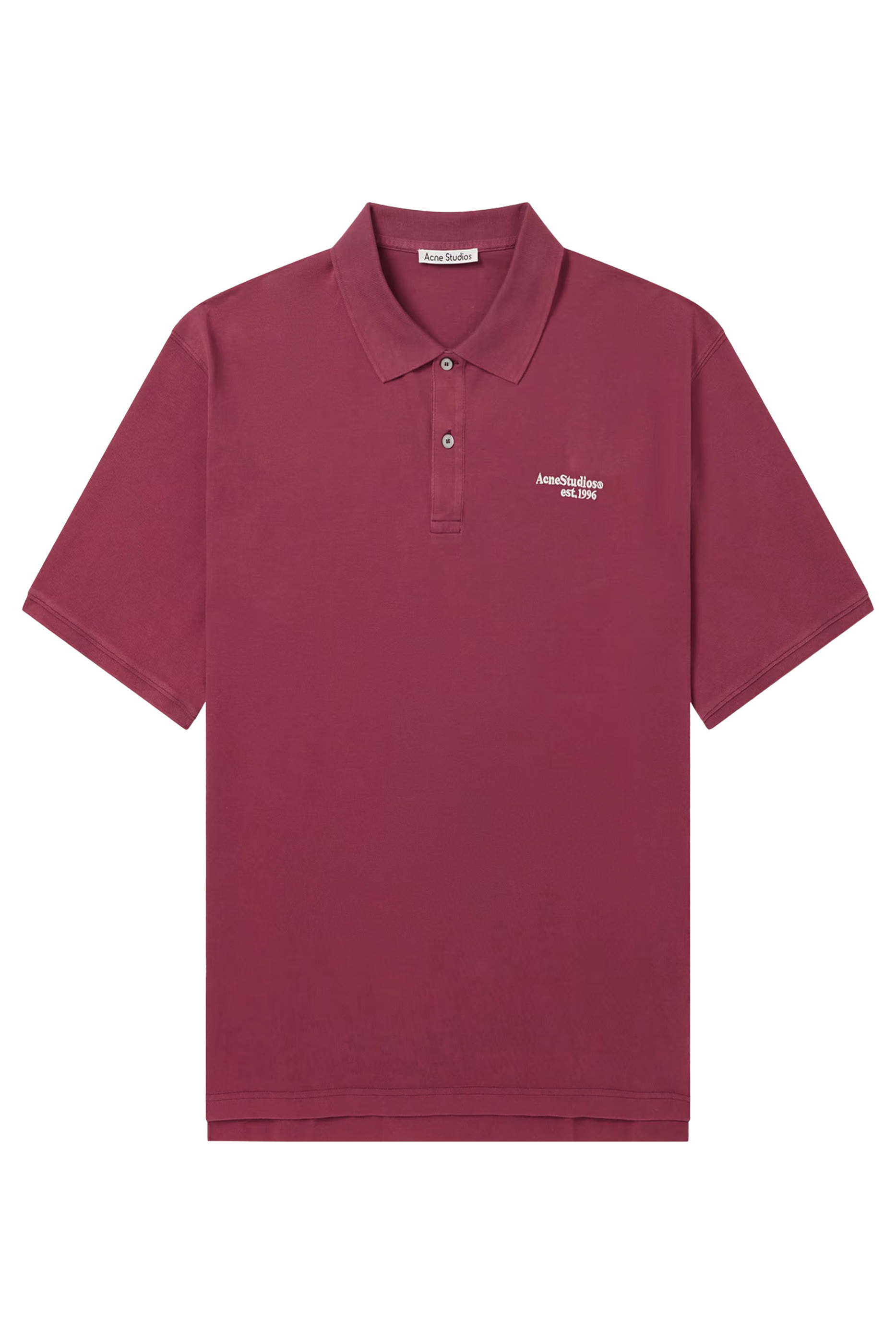 Washed Logo Polo T-Shirt