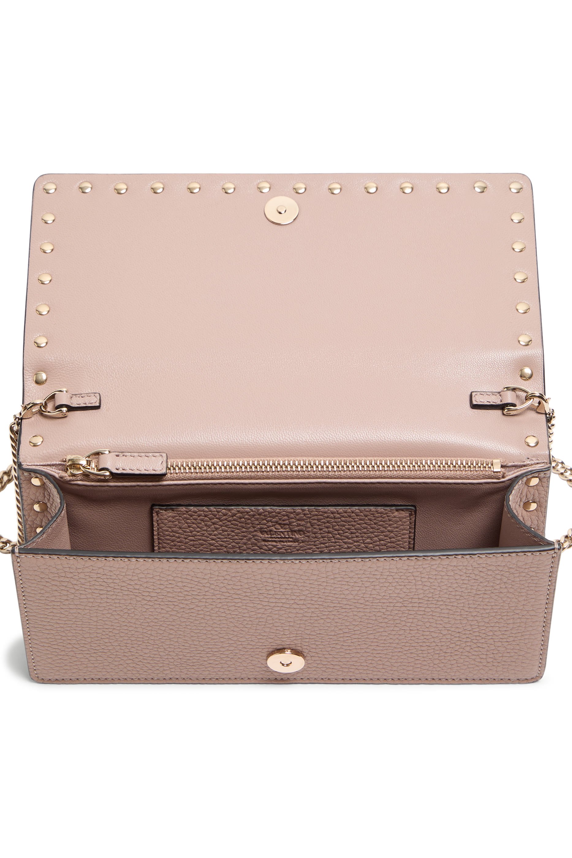 Rockstud-Embellished Clutch Bag
