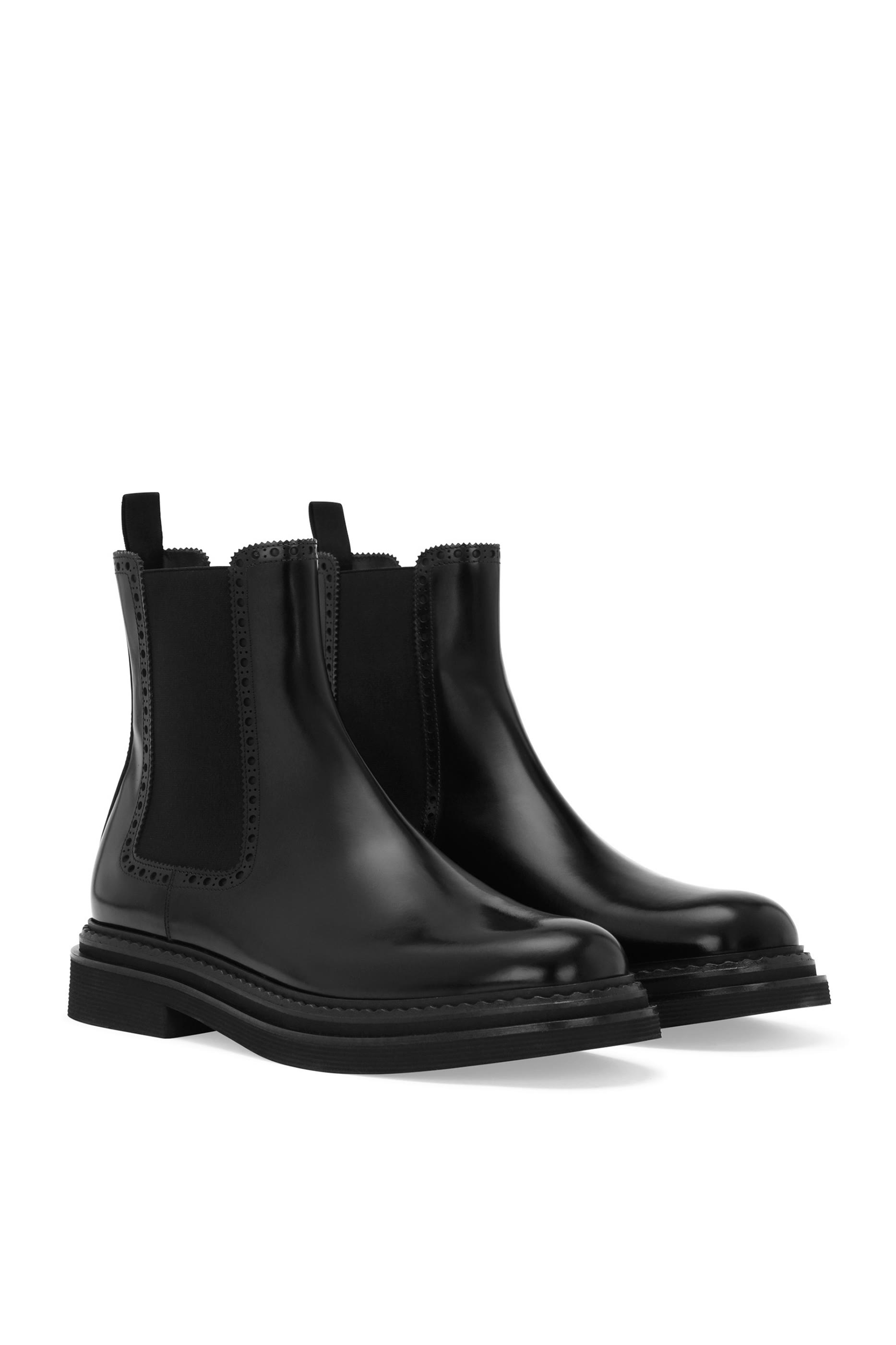 Brushed Calfskin Ankle Boots