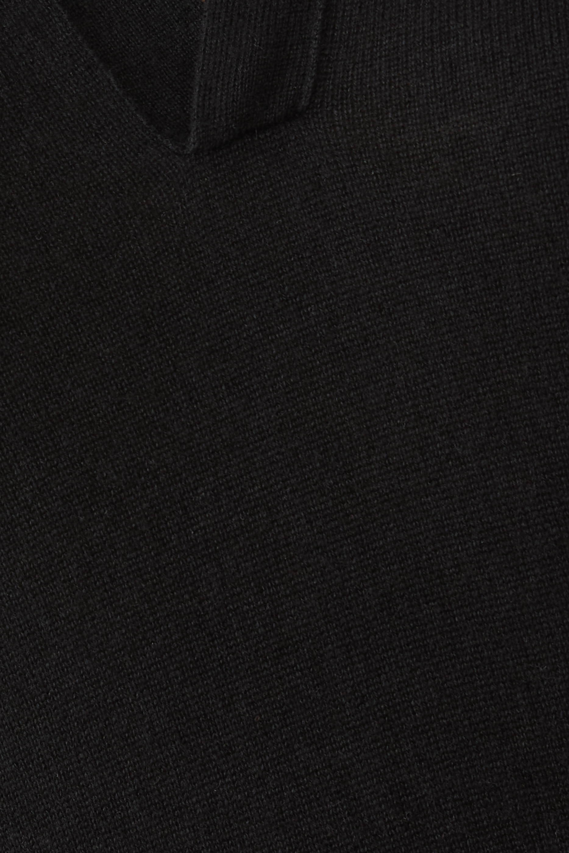 Super Fine Cashmere Silk Knit Skipper Polo