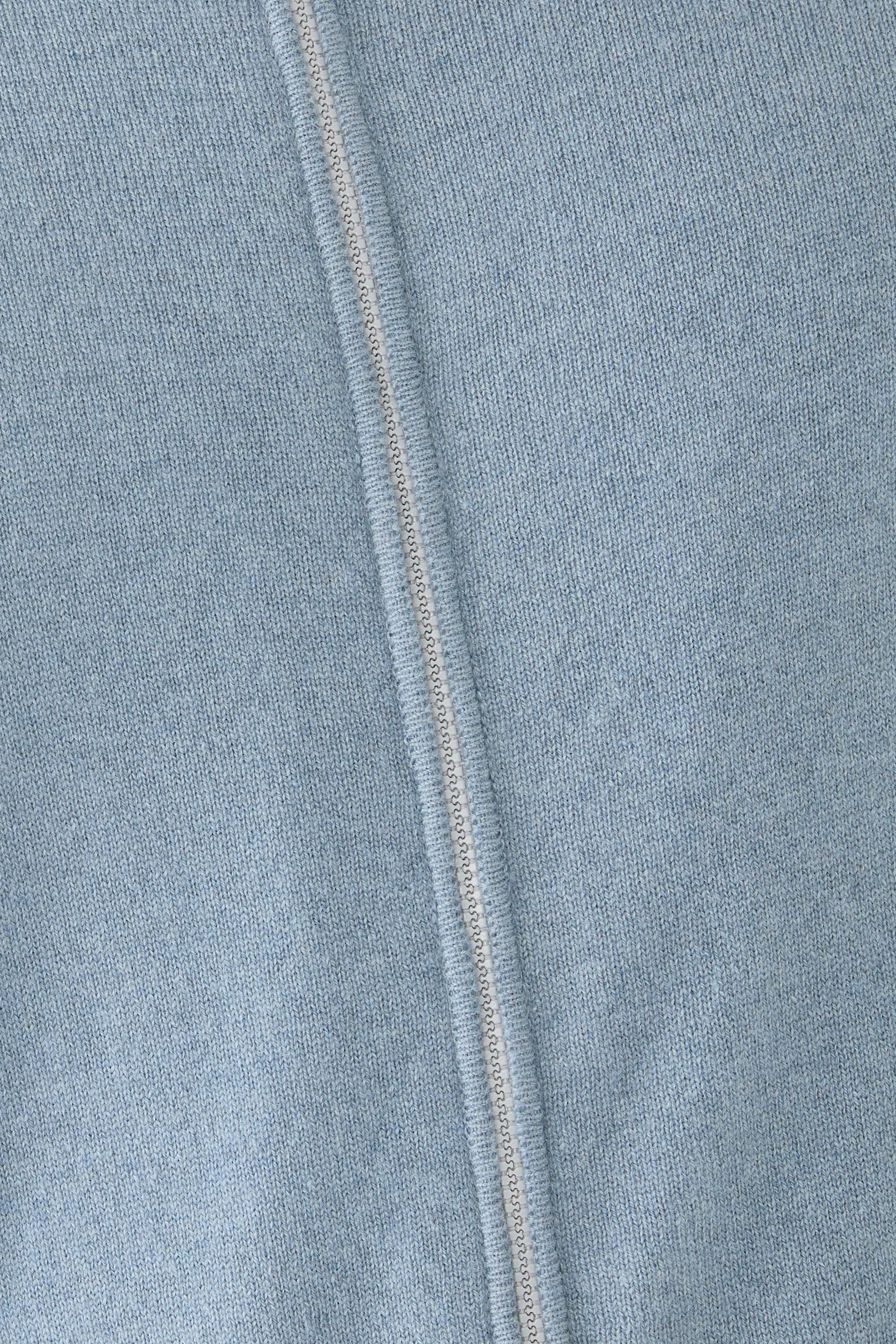 Cashmere Zip-Up Sweater