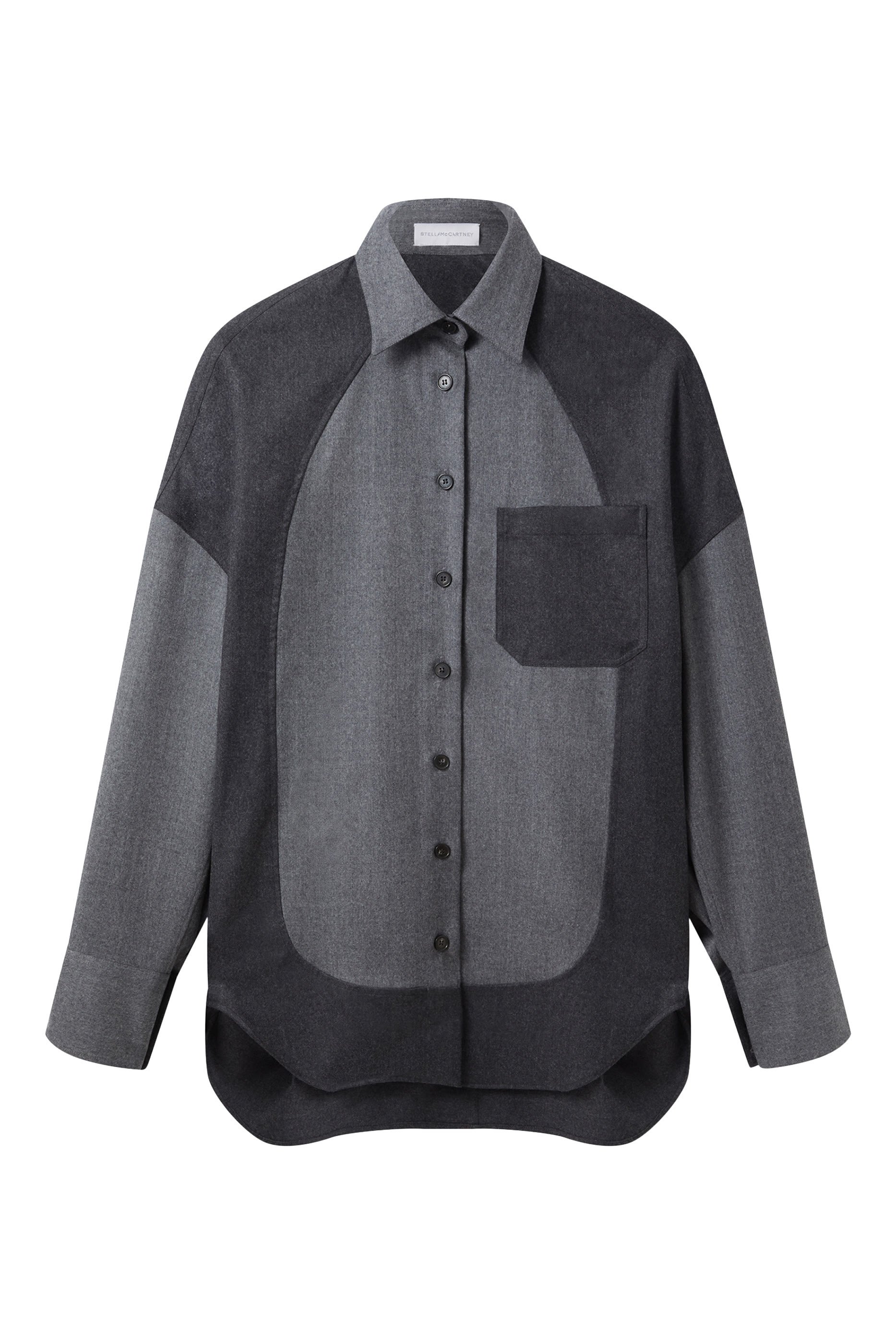 Panelled Oversized Shirt 