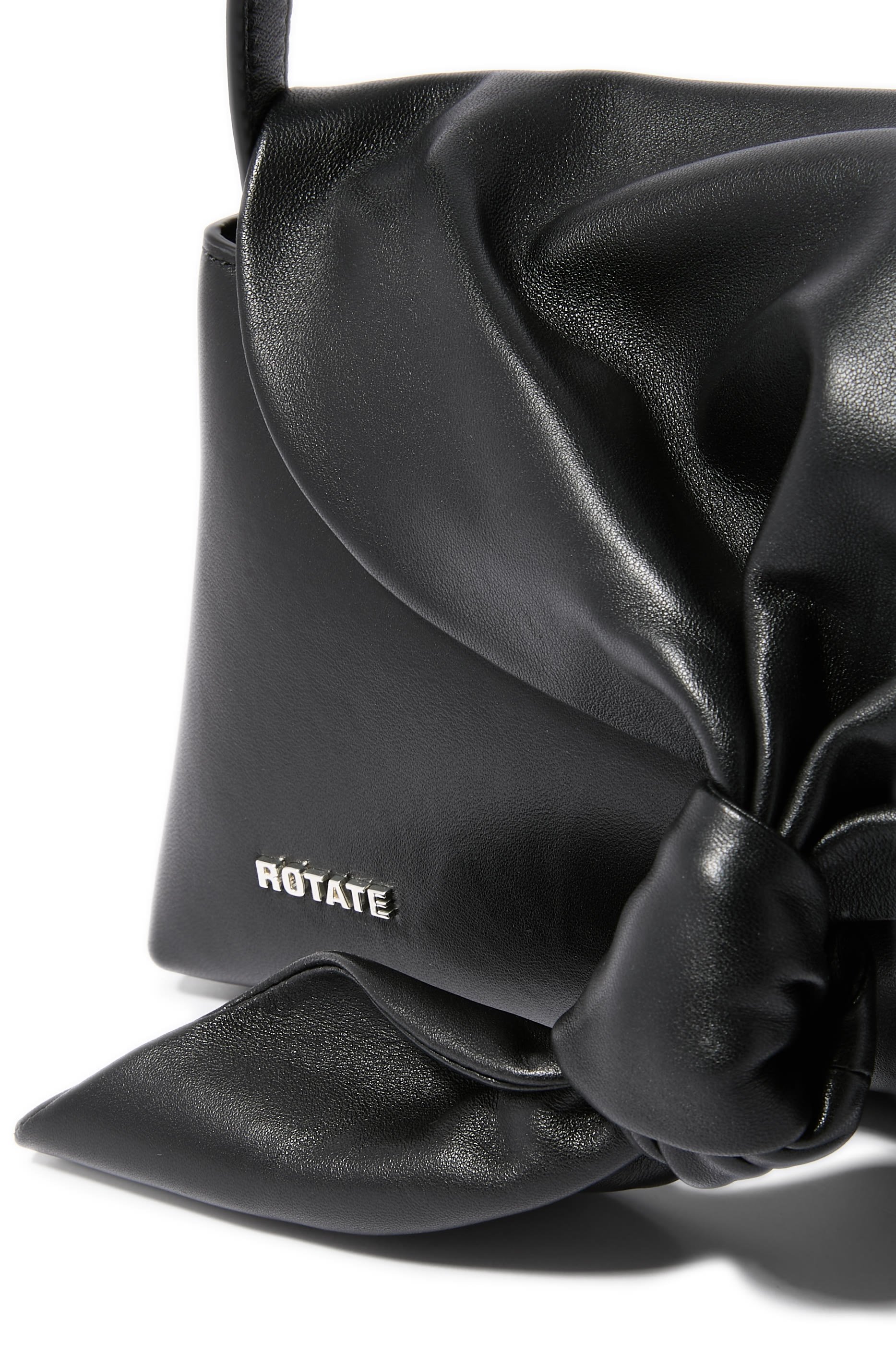 Leather Knot Scarf Bag 