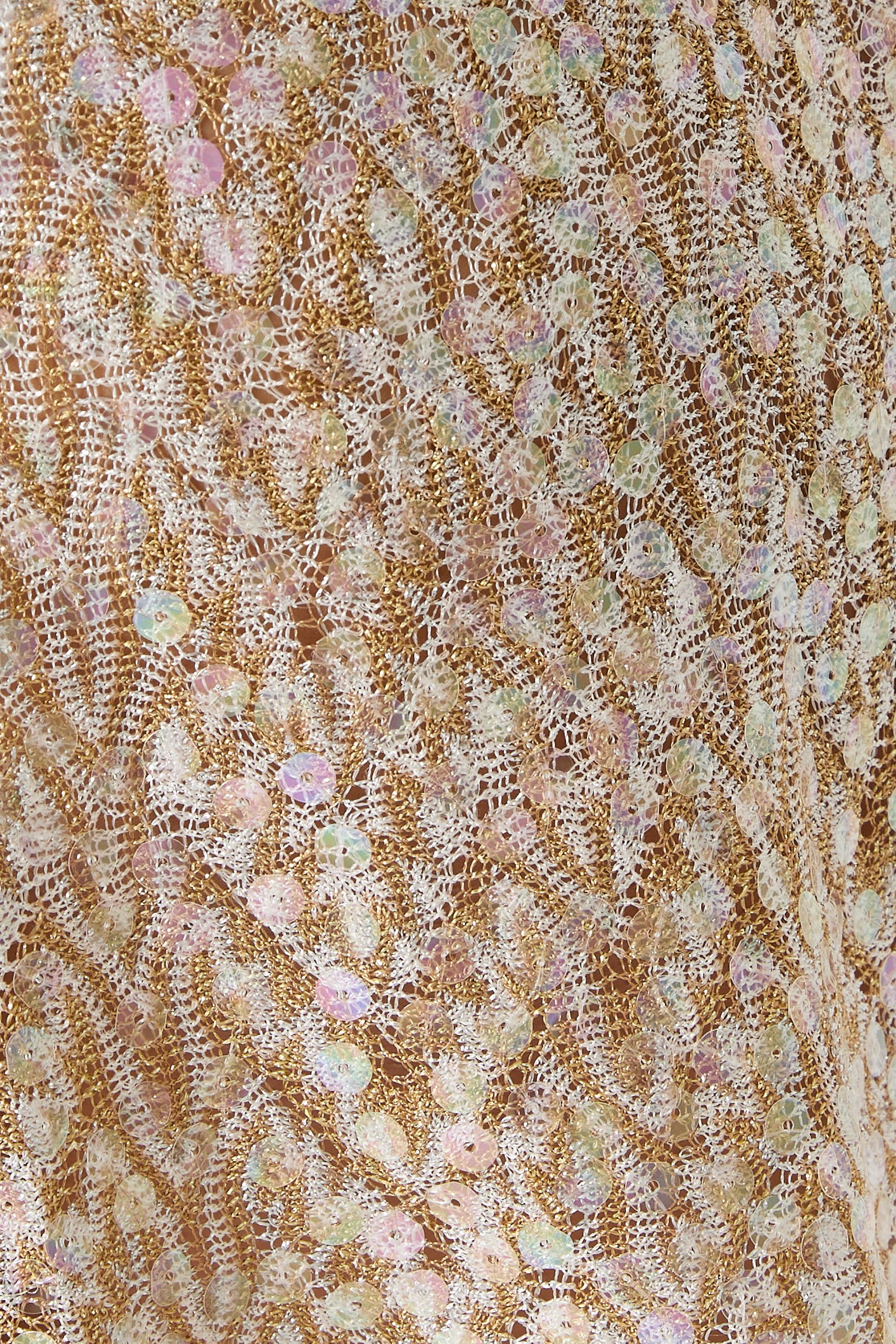 Zigzag Shorts with Sequins 