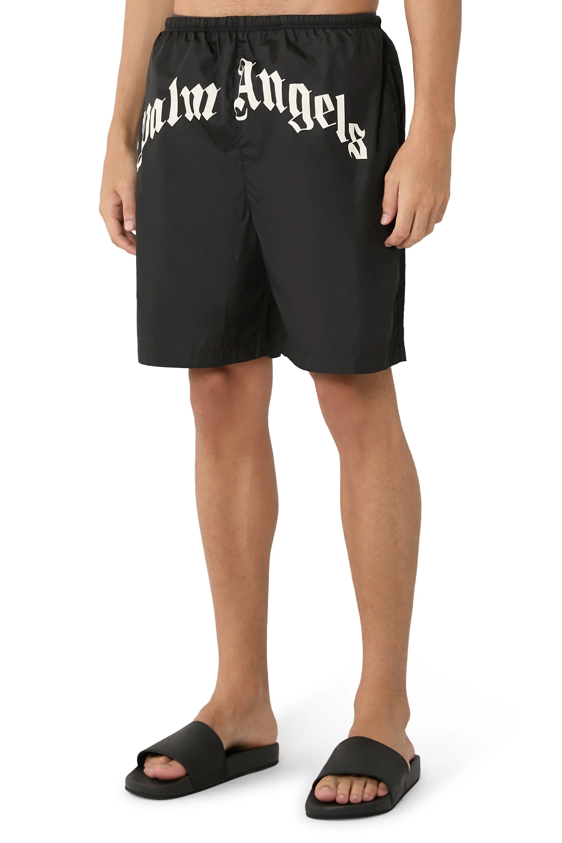 Curved Logo Swim Shorts
