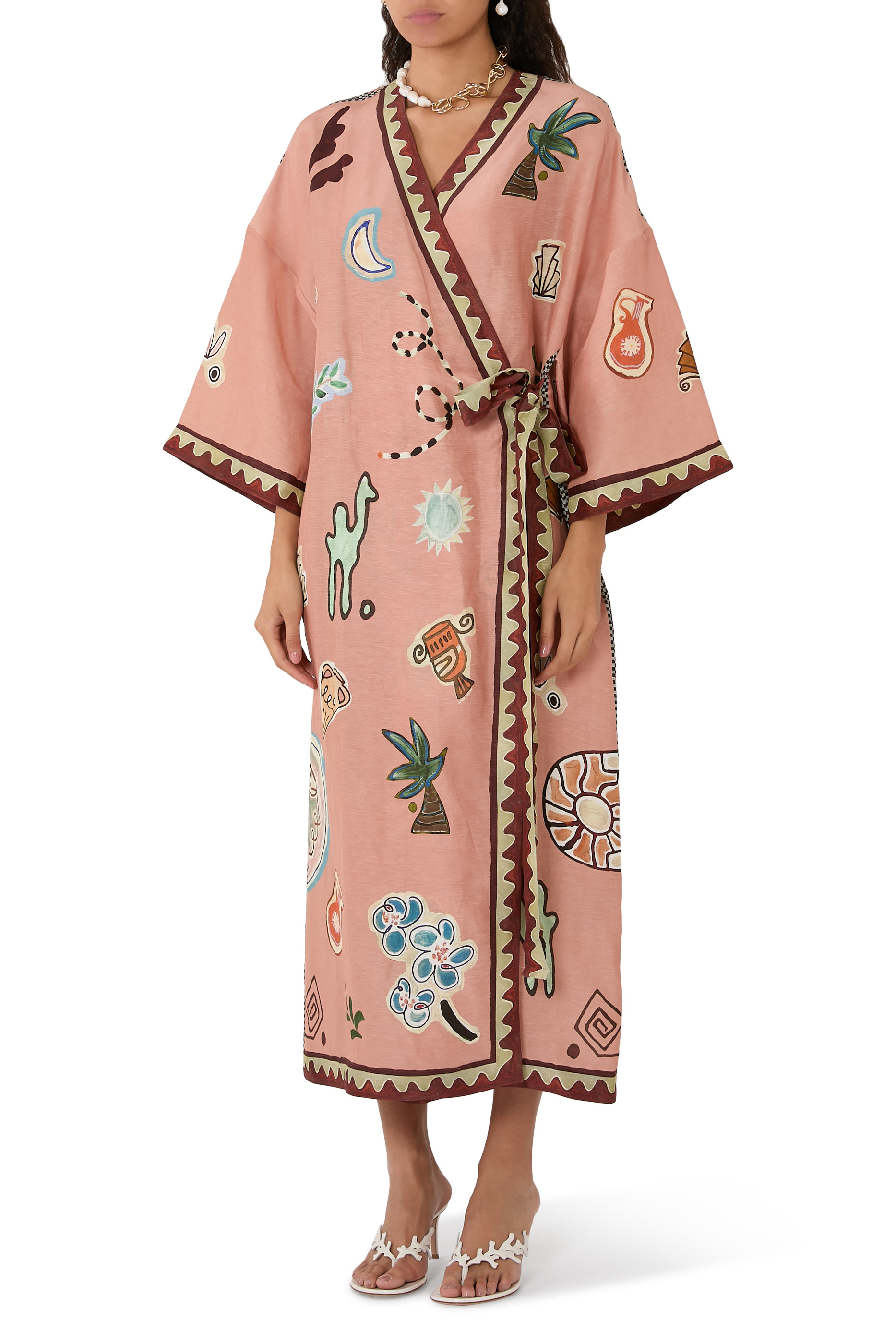 Laurence Wrap Midi Dress