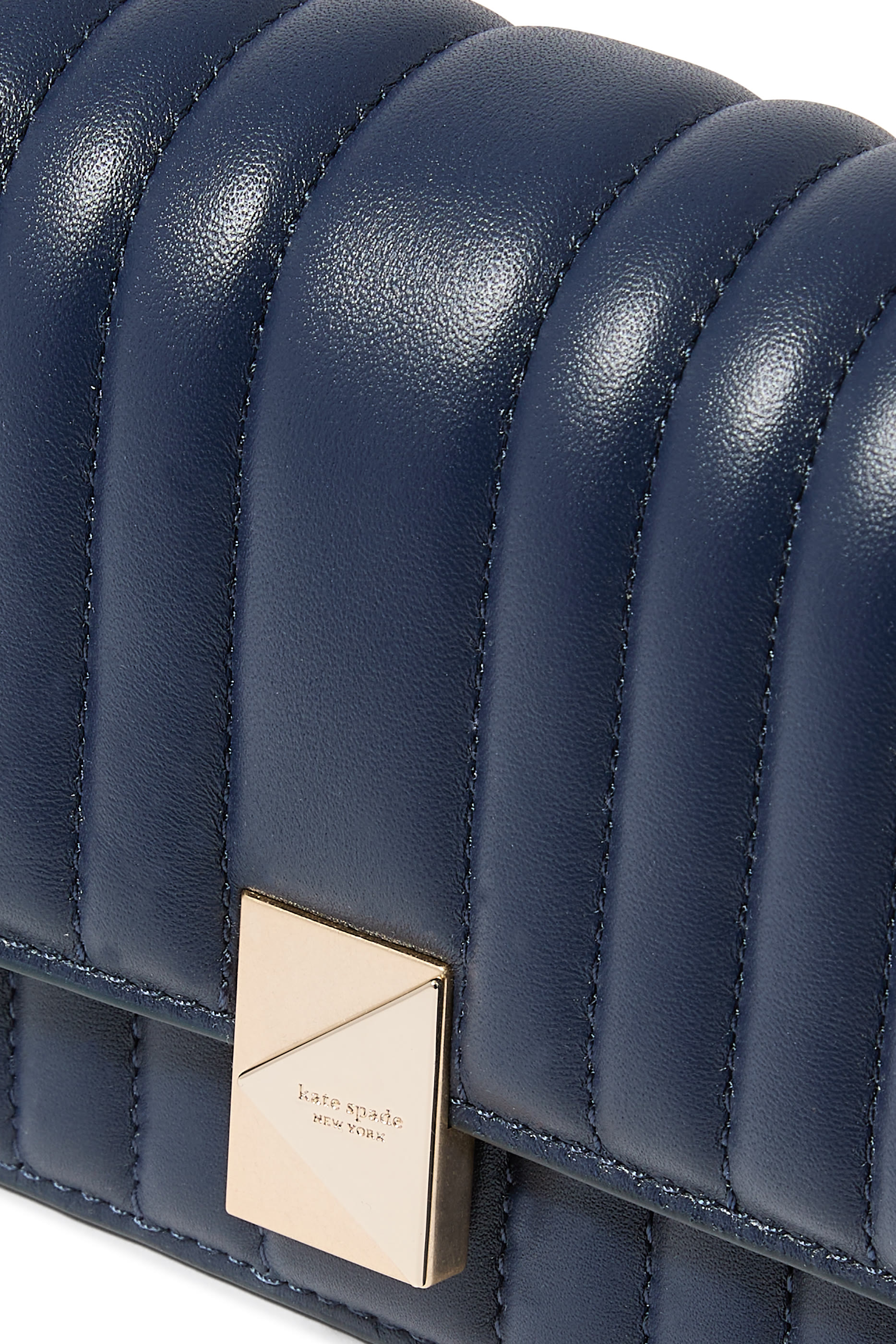 Deco Quilted Leather Mini Flap Chain Crossbody Bag