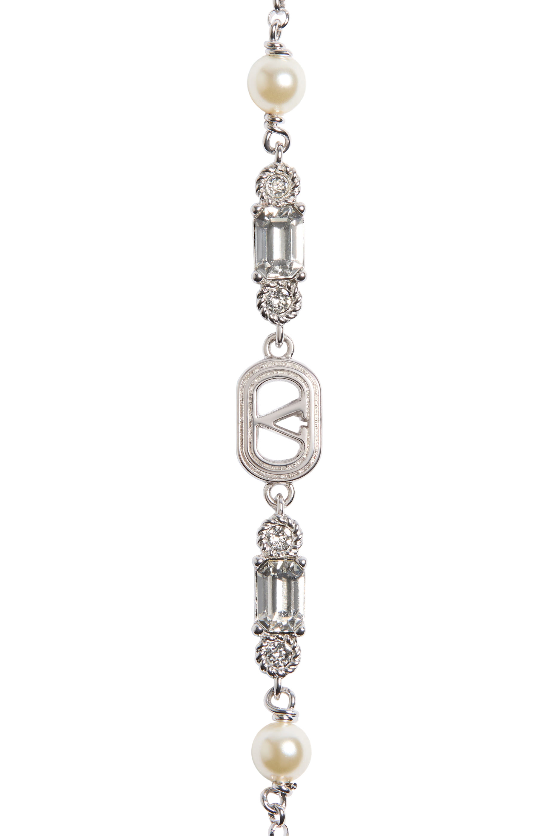Ovalette Pearl Embellished Bracelet