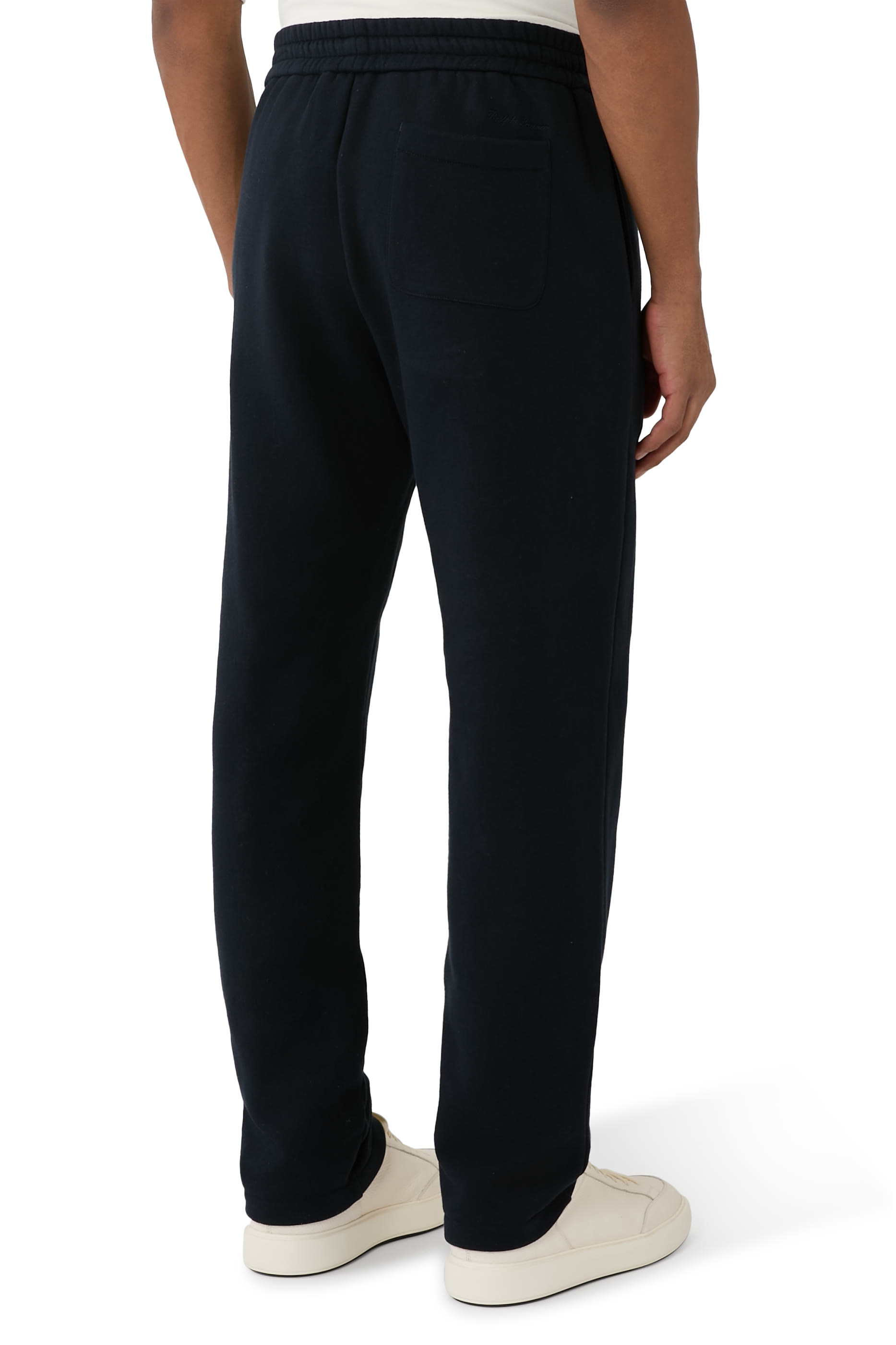Cotton-Cashmere Fleece Trousers
