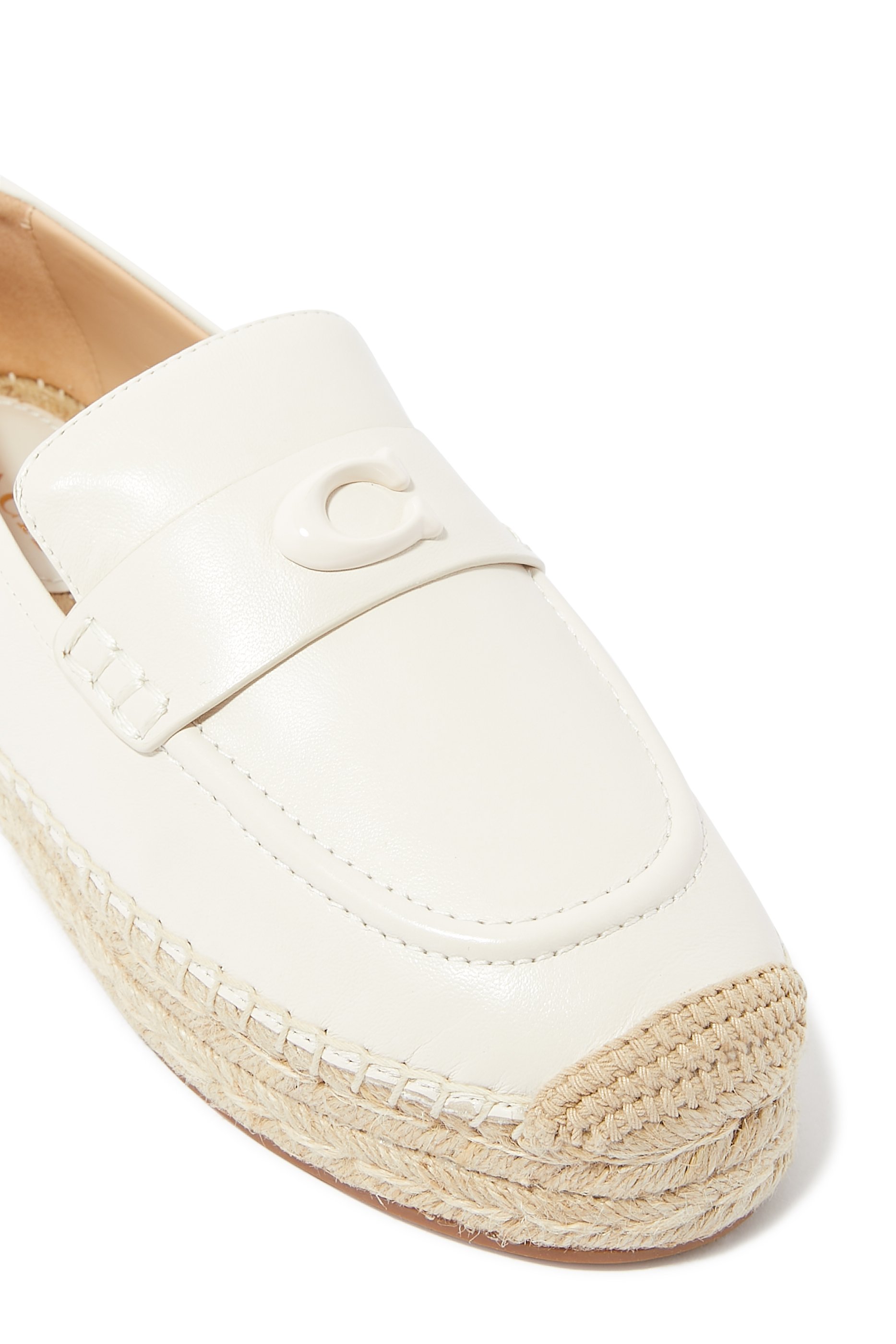 Camilla Leather Espadrilles