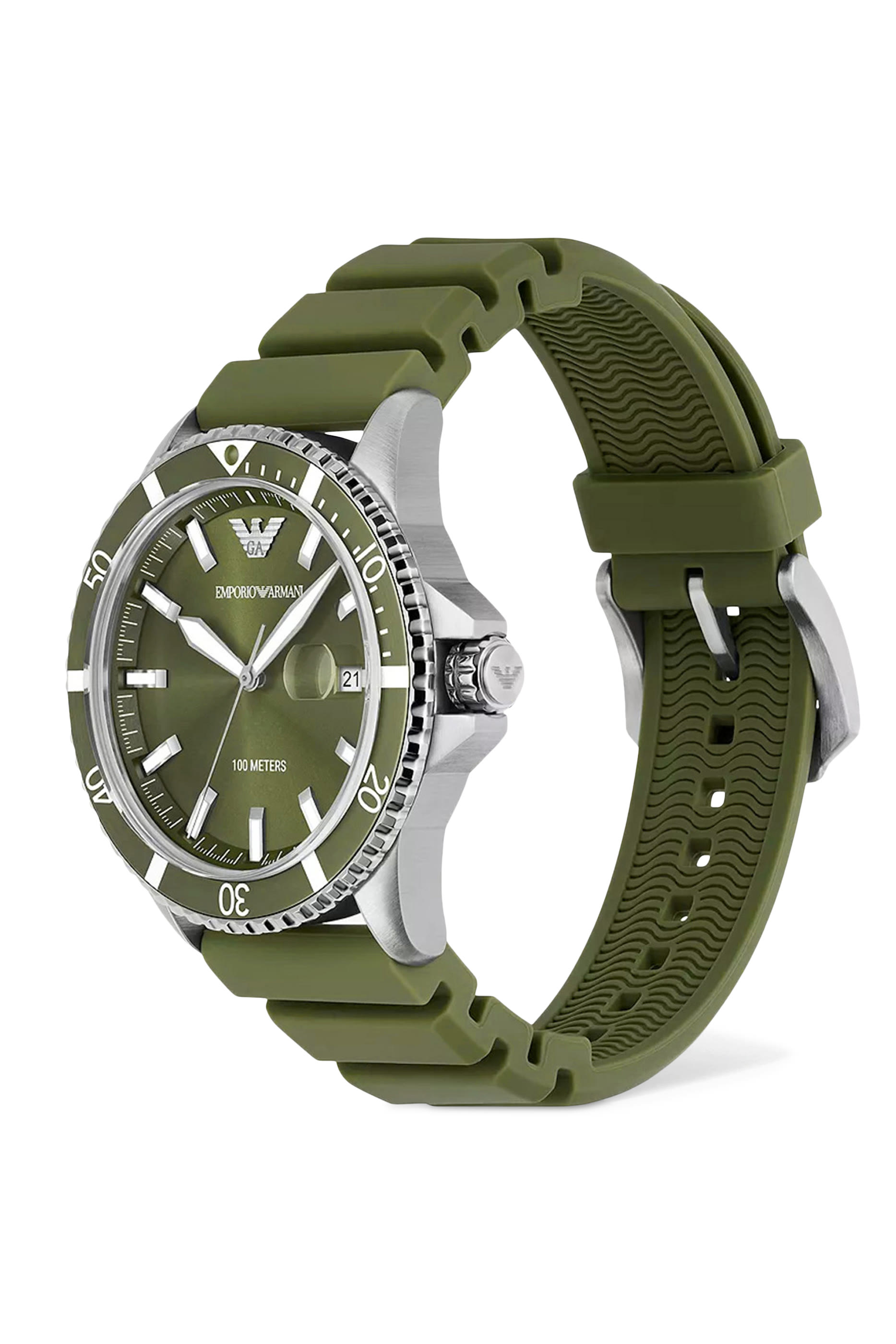 World Explorer Three-Hand Date Silicon Watch