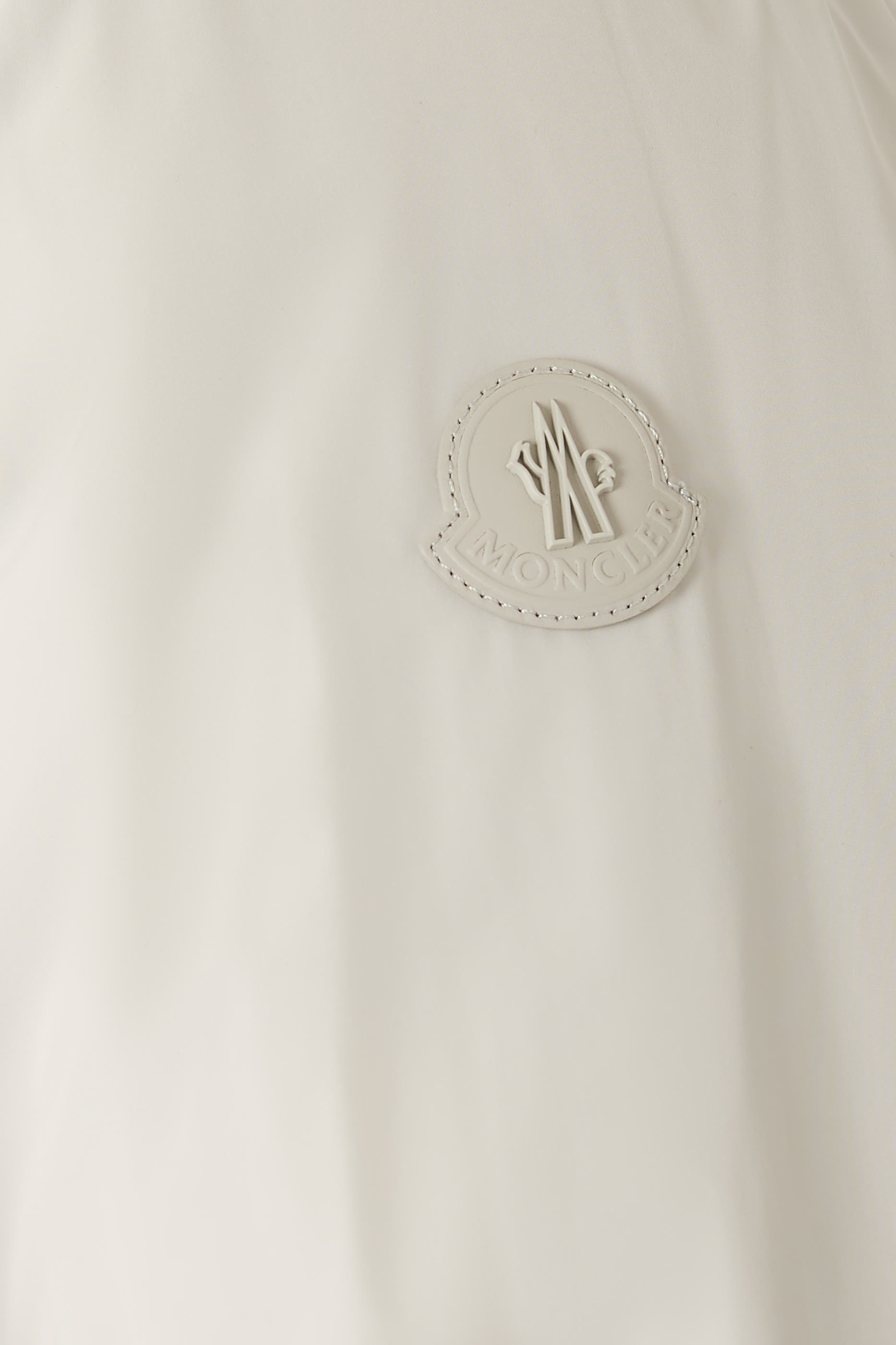 Lanques Leather-Trimmed Short Down Jacket 