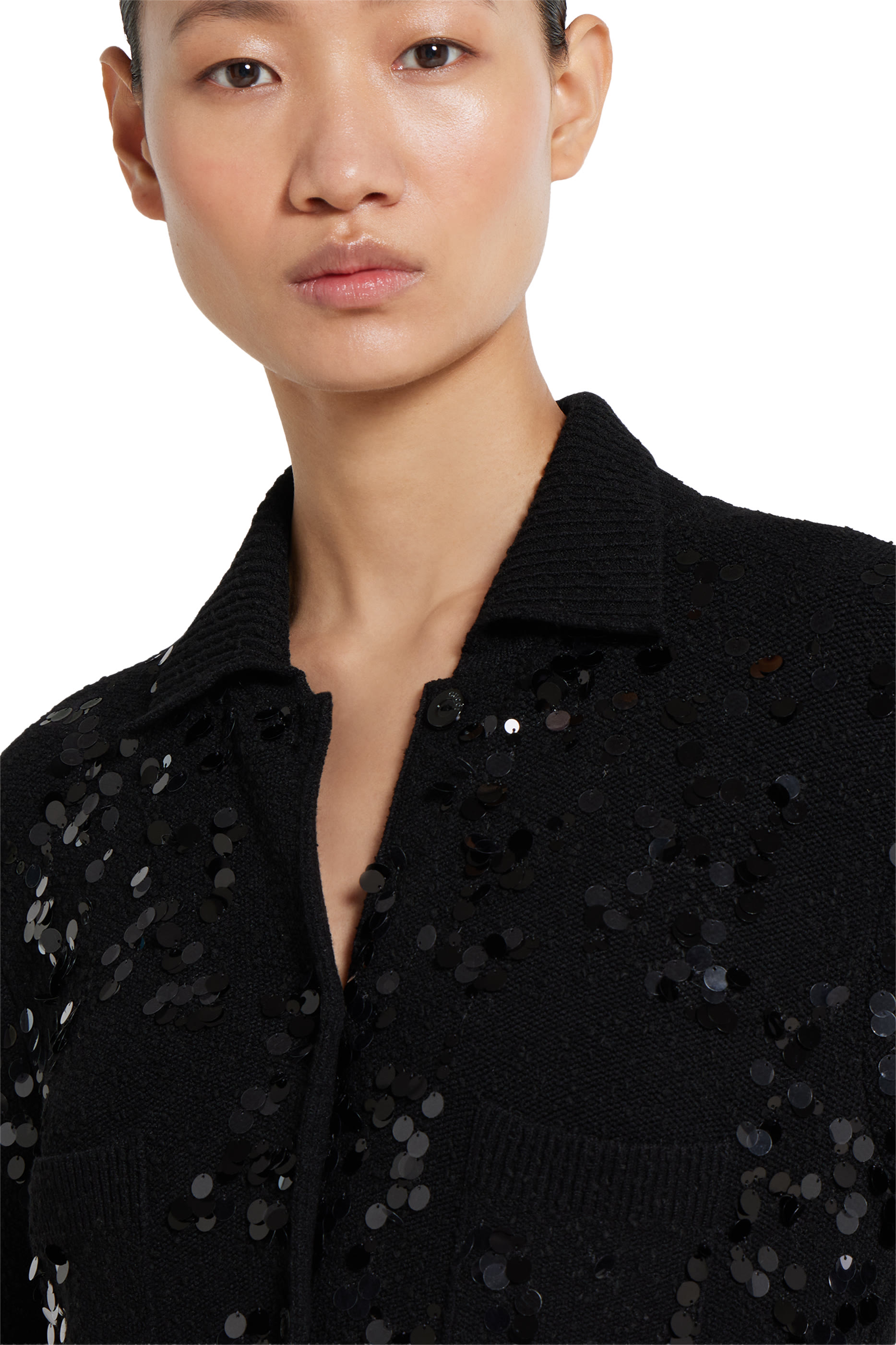  Tweed Blend Polo Dress 