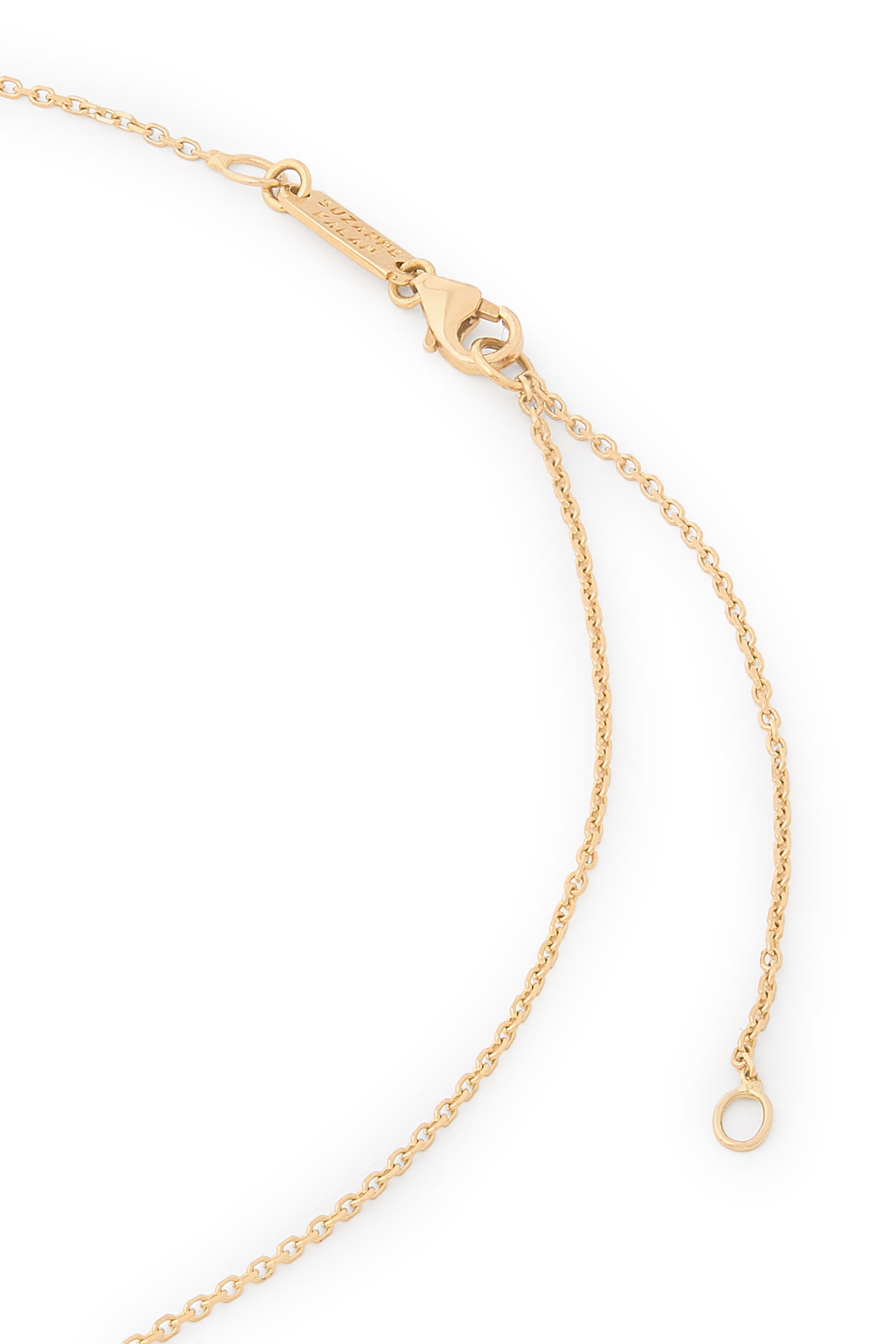 Evil Eye Mini Pendant, 18k Yellow Gold & Turquoise Stone, Diamonds