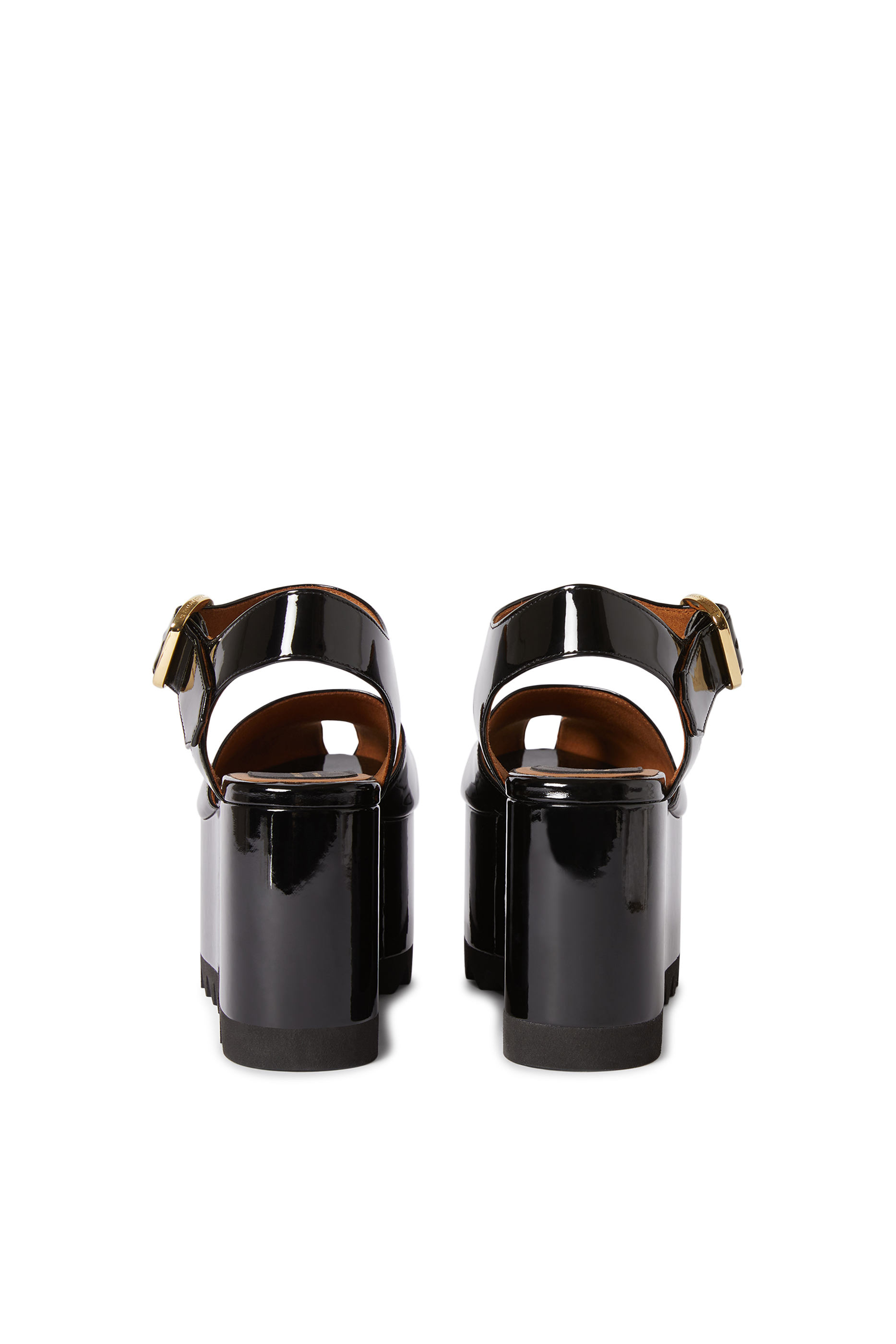 Elyse 90 Patent Platform Sandals