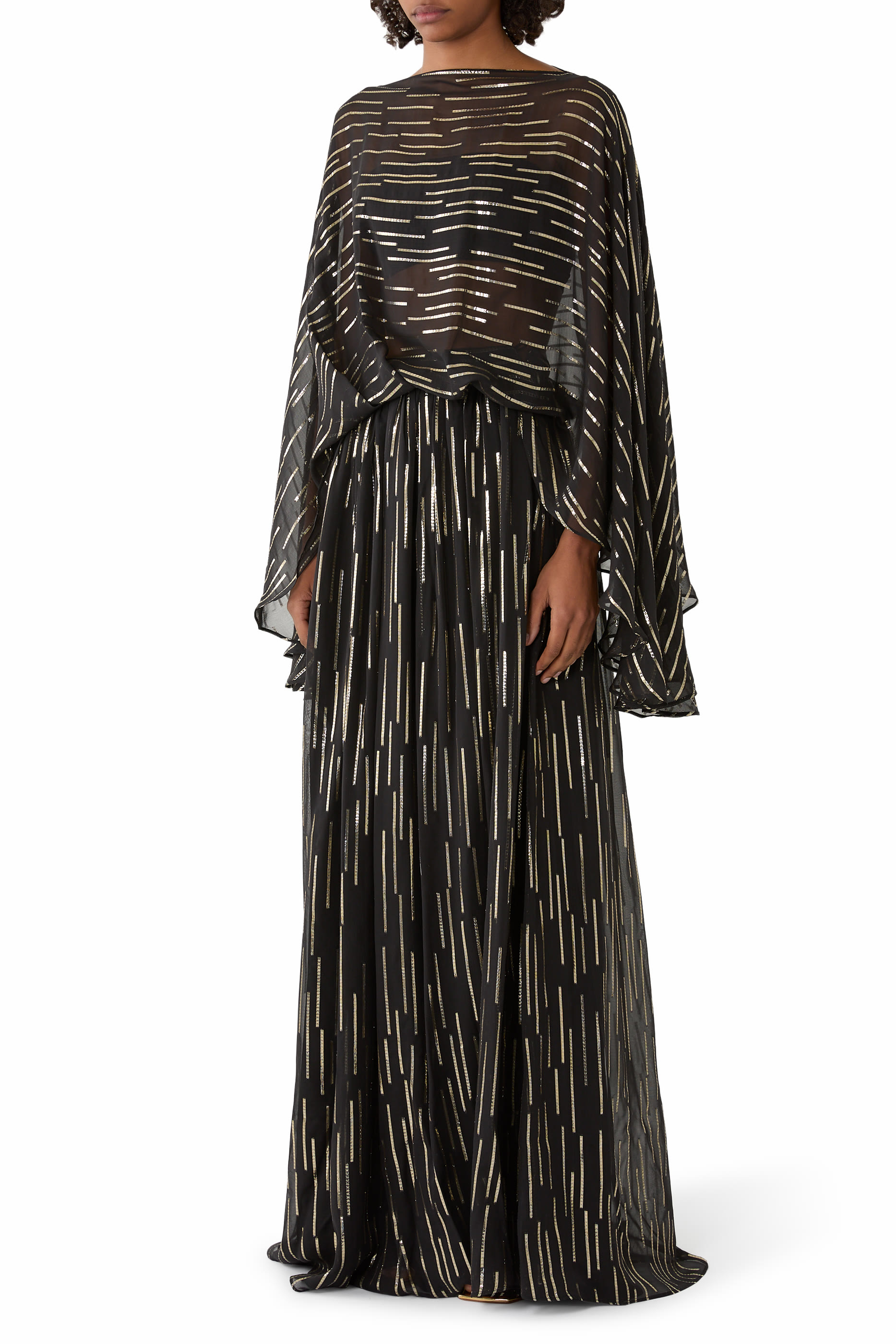 Tribeca Striped Maxi Dress