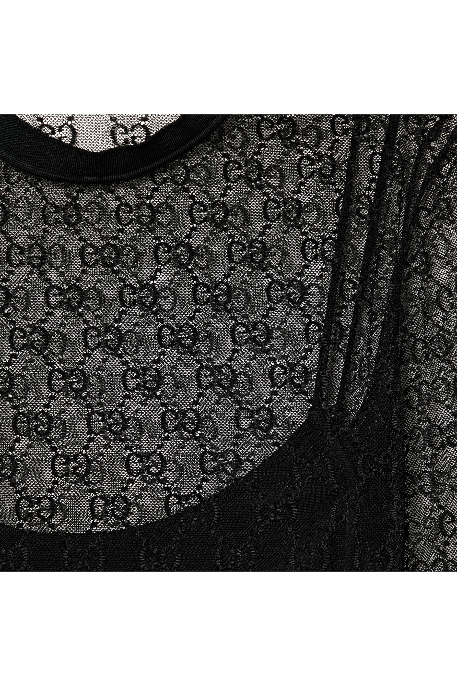  GG Stretch Lace T-Shirt 