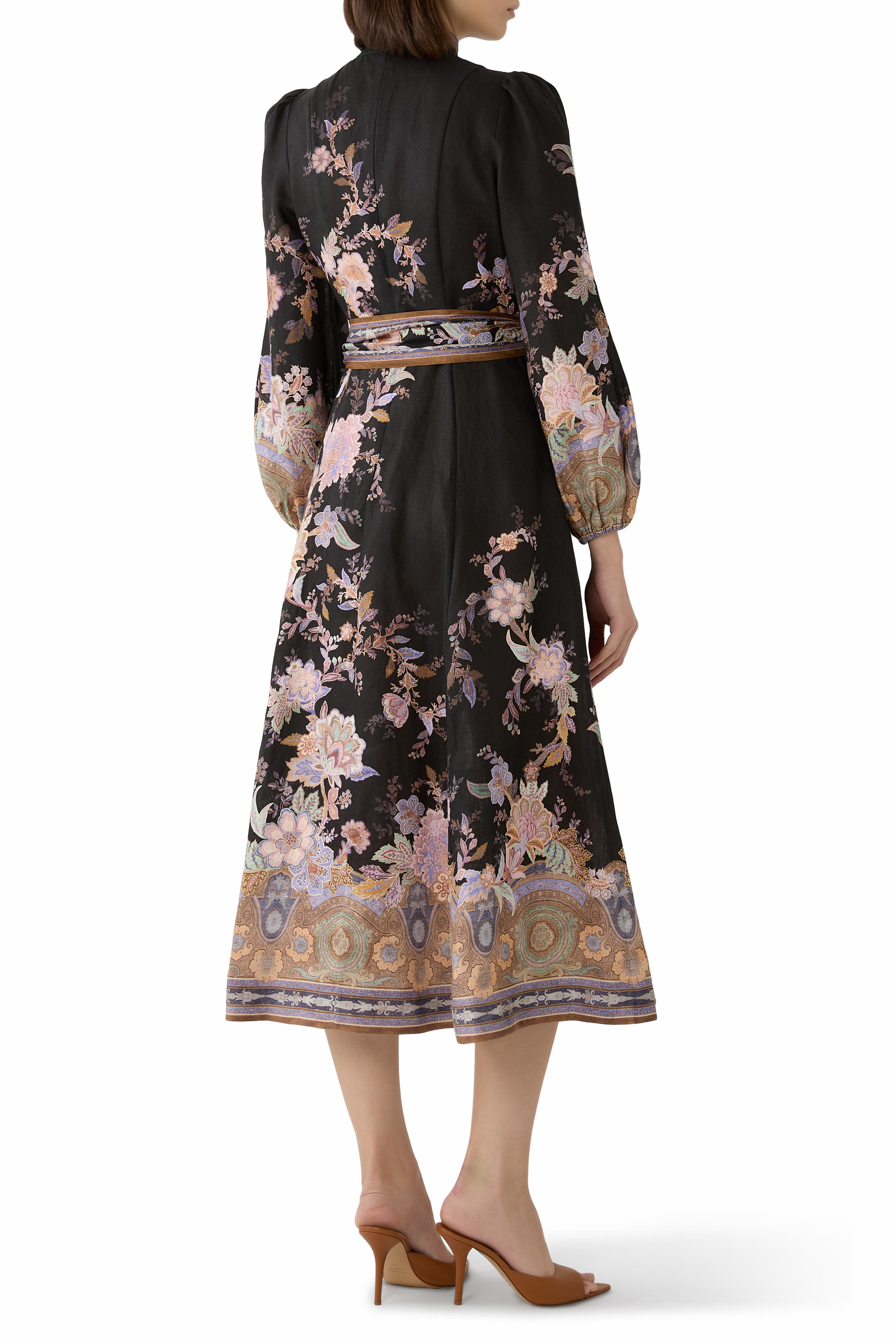 Luna Button Midi Dress