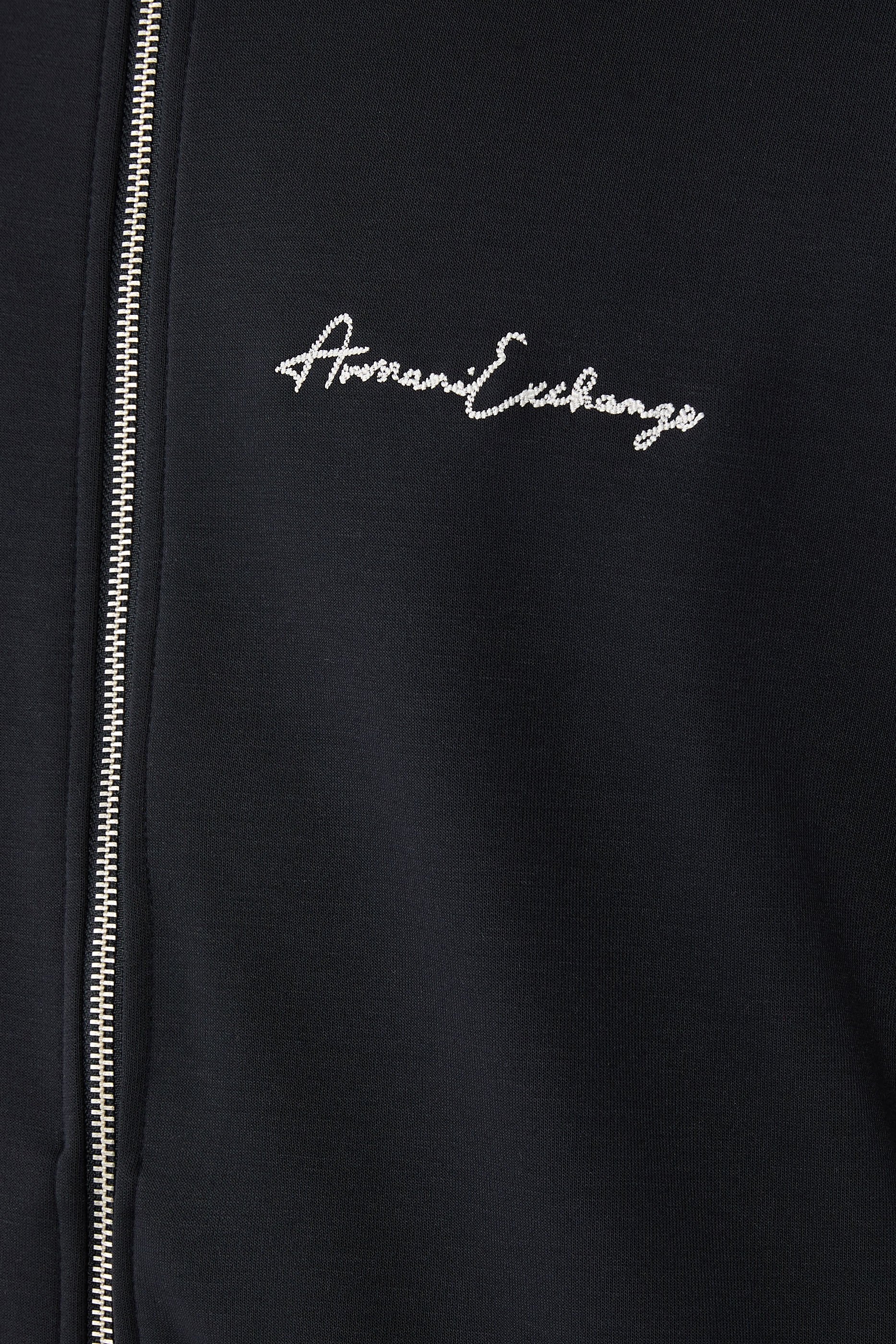 Logo Full-Zip Sleeve Bands Sweatshirt