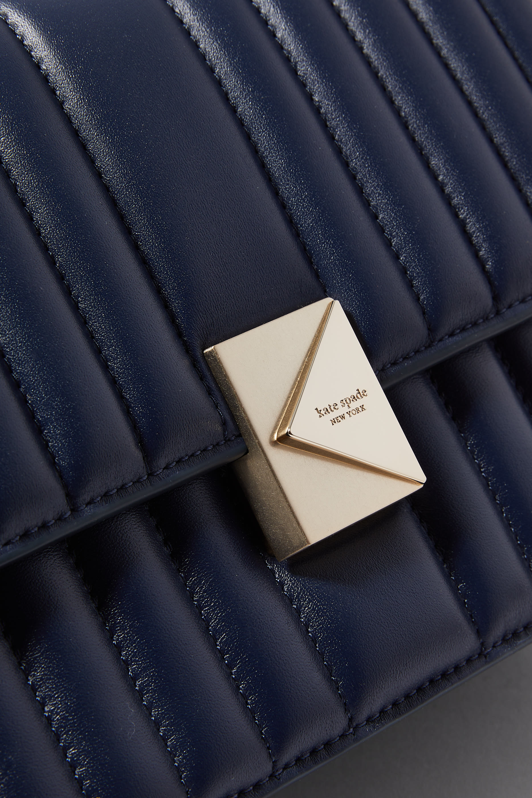 Deco Quilted Chain Shoulder Bag