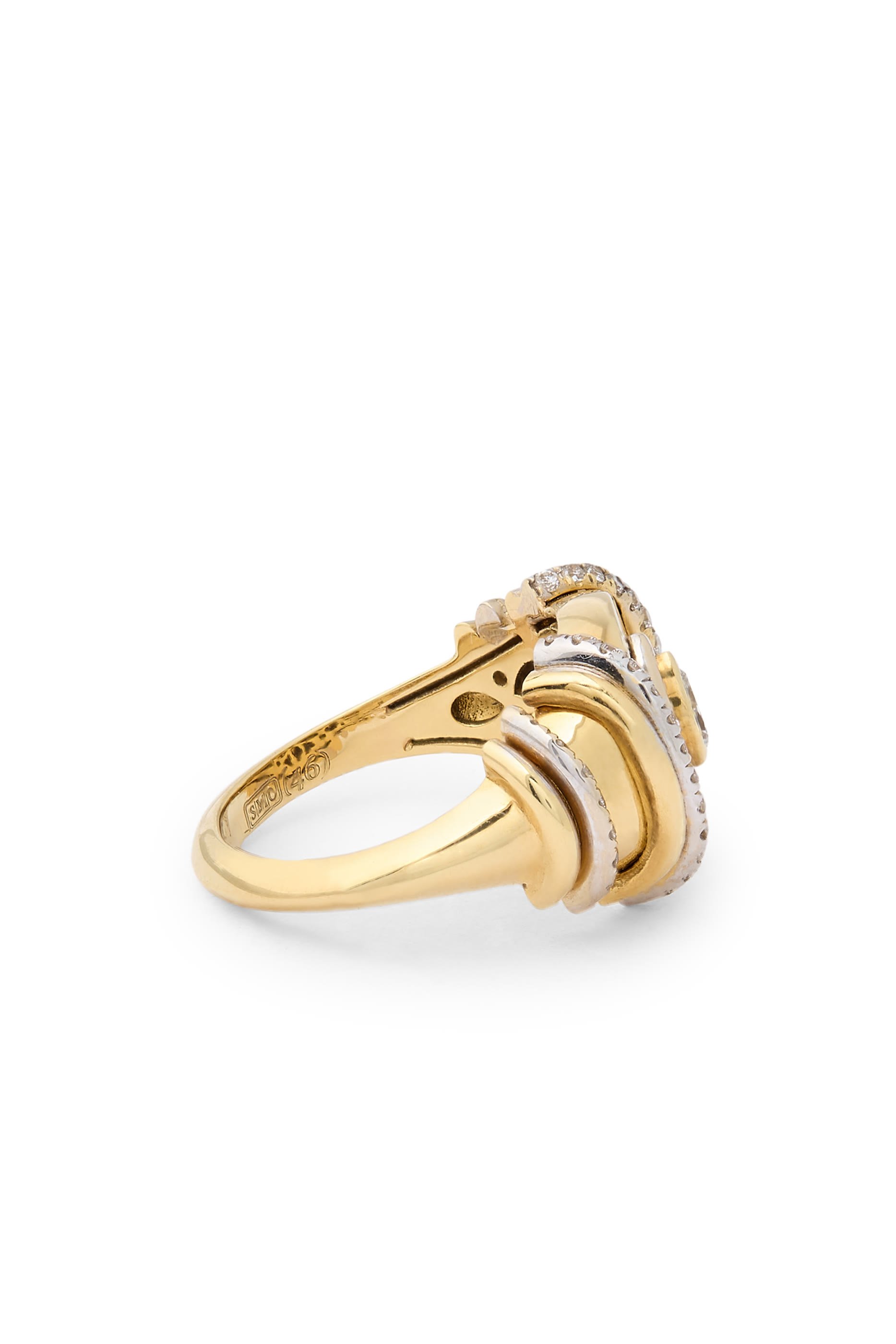 N*93 Sailor Moon Pinky Ring, 18k Yellow Gold & Diamonds