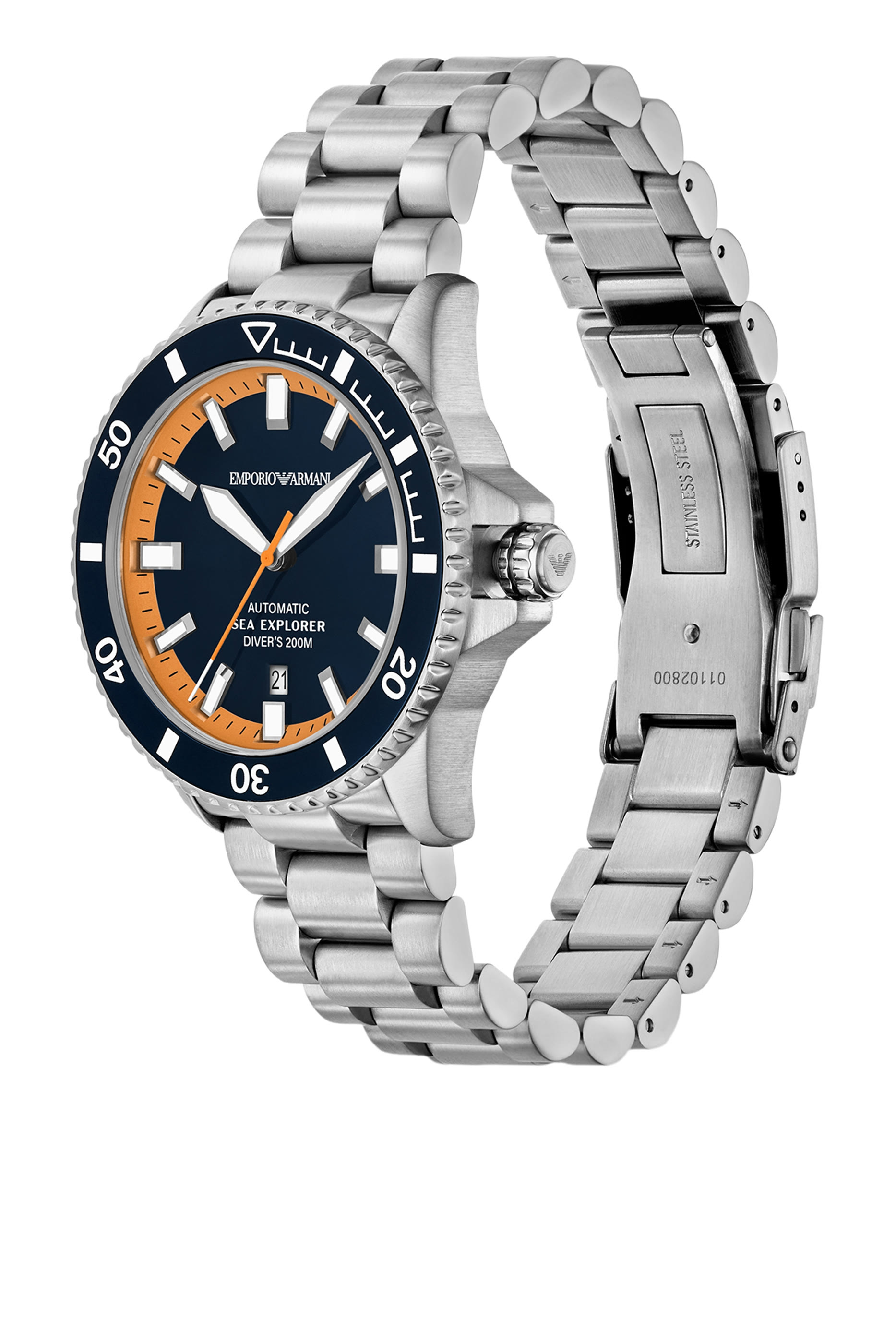 Sea Explorer Automatic Stainless Steel Watch