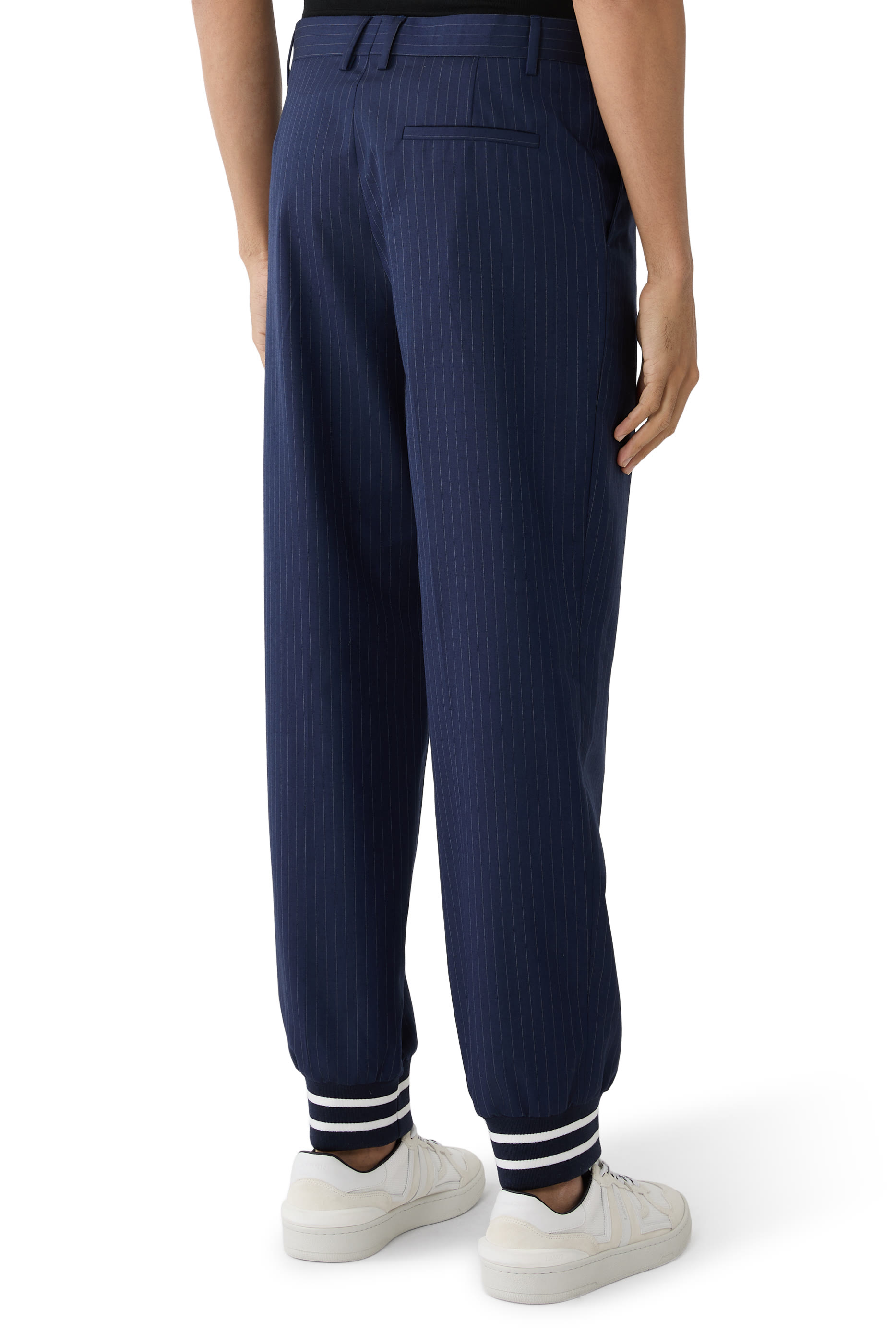  Wool Pinstripe Trousers