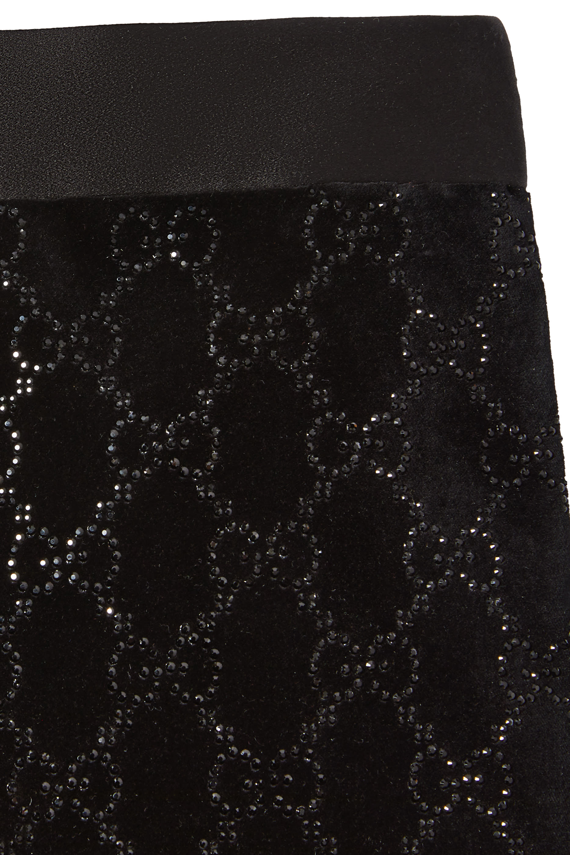 Embroidered Cotton Velvet Shorts