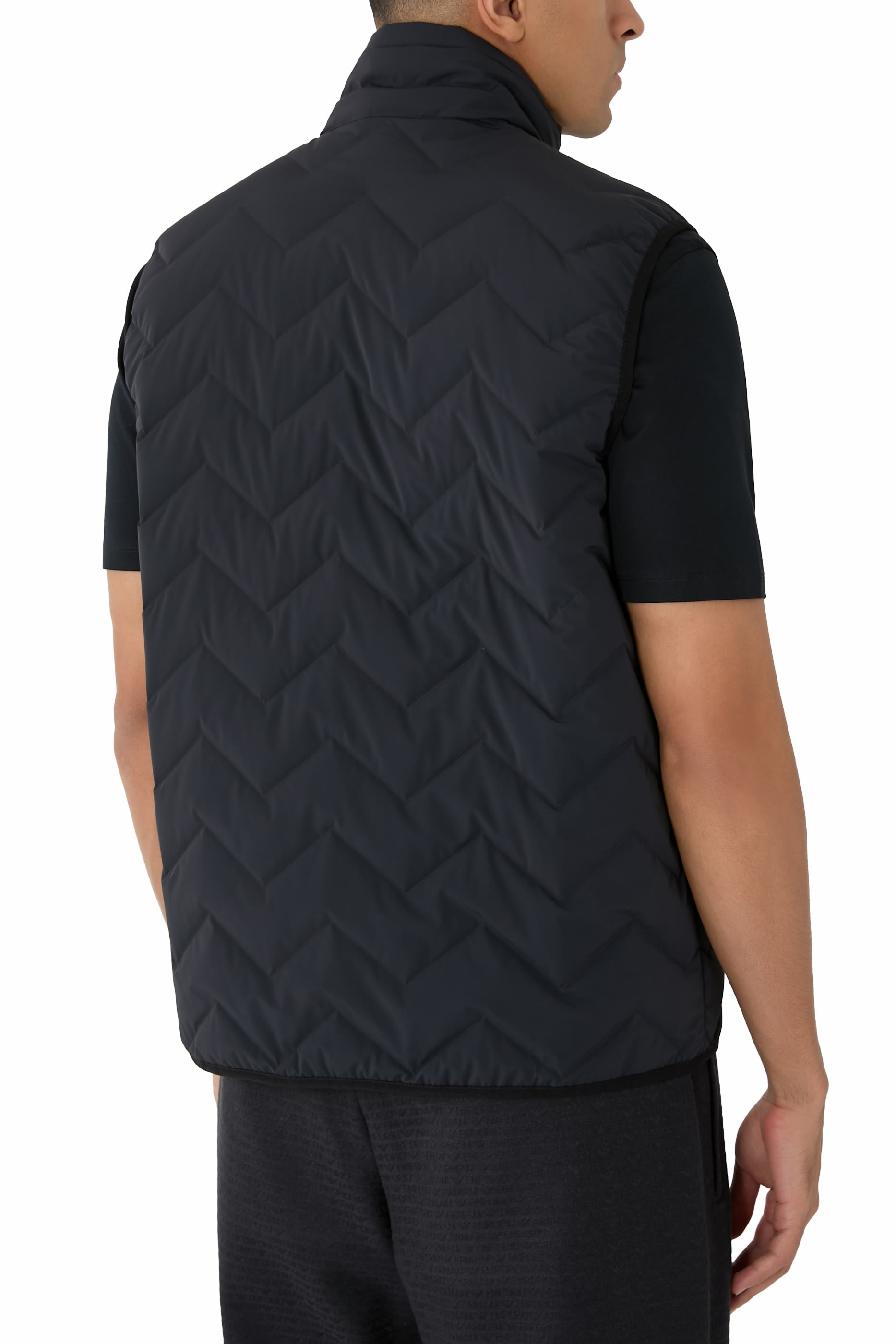 Chevron Puffer Gilet