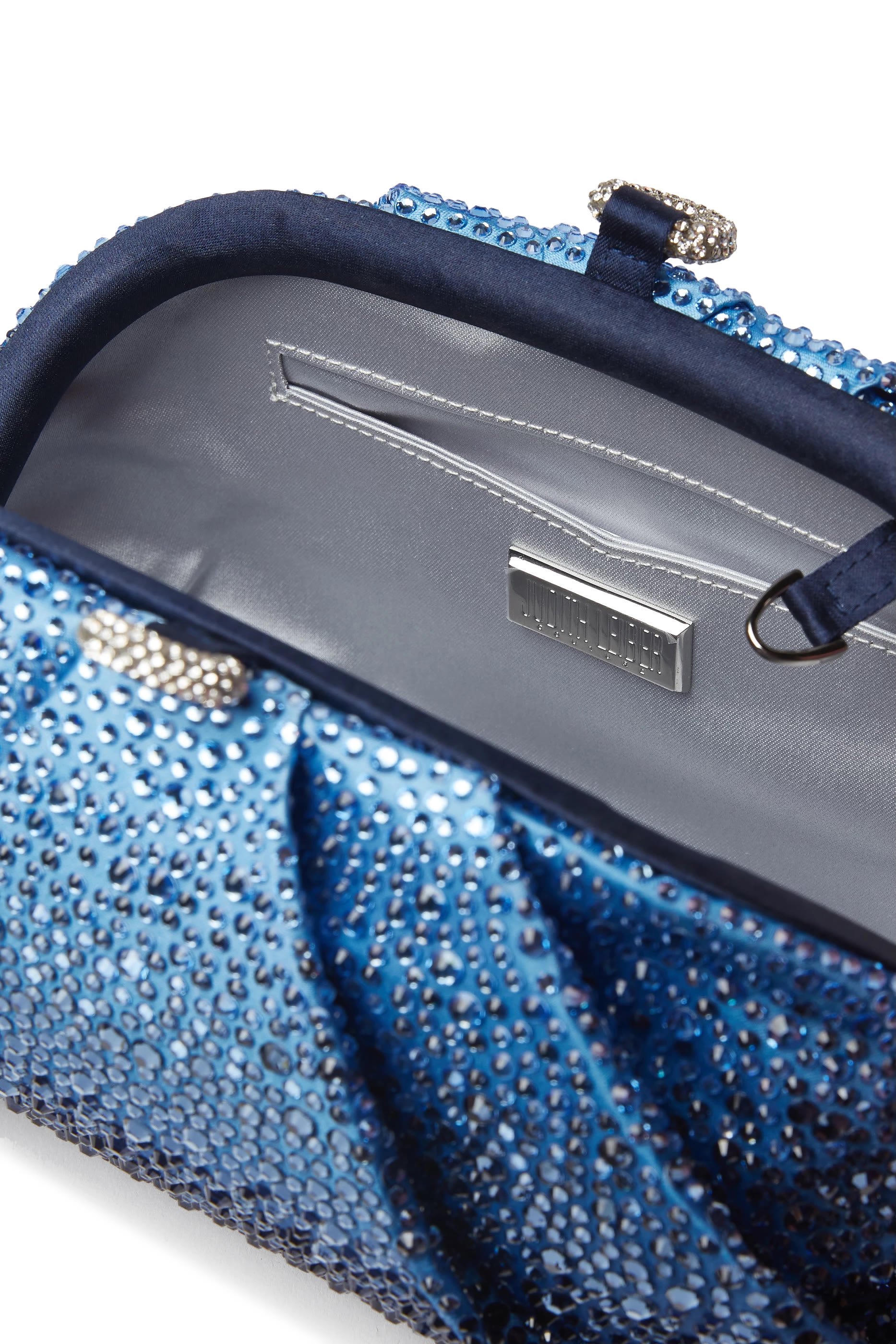 Gemma Crystal Caviar Clutch Bag