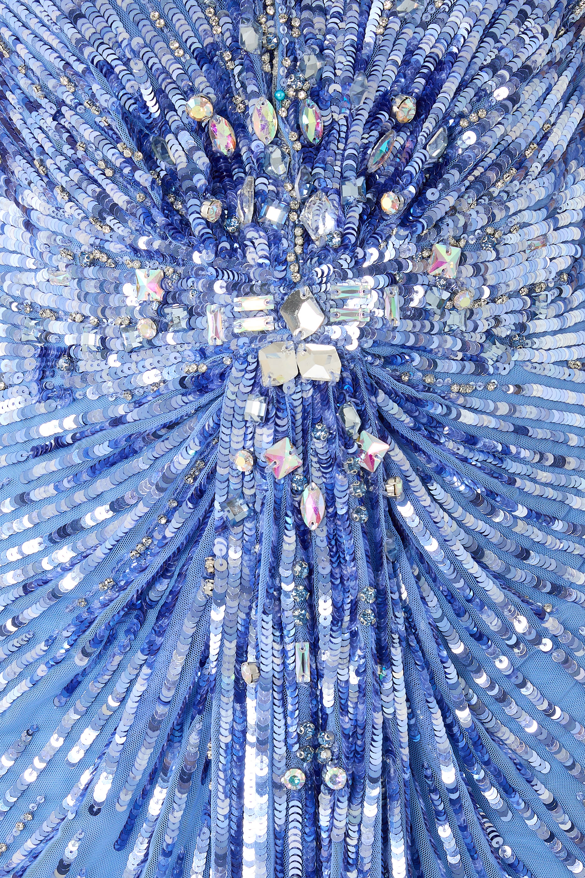 Goldfinger Two-Tone Cape Gown