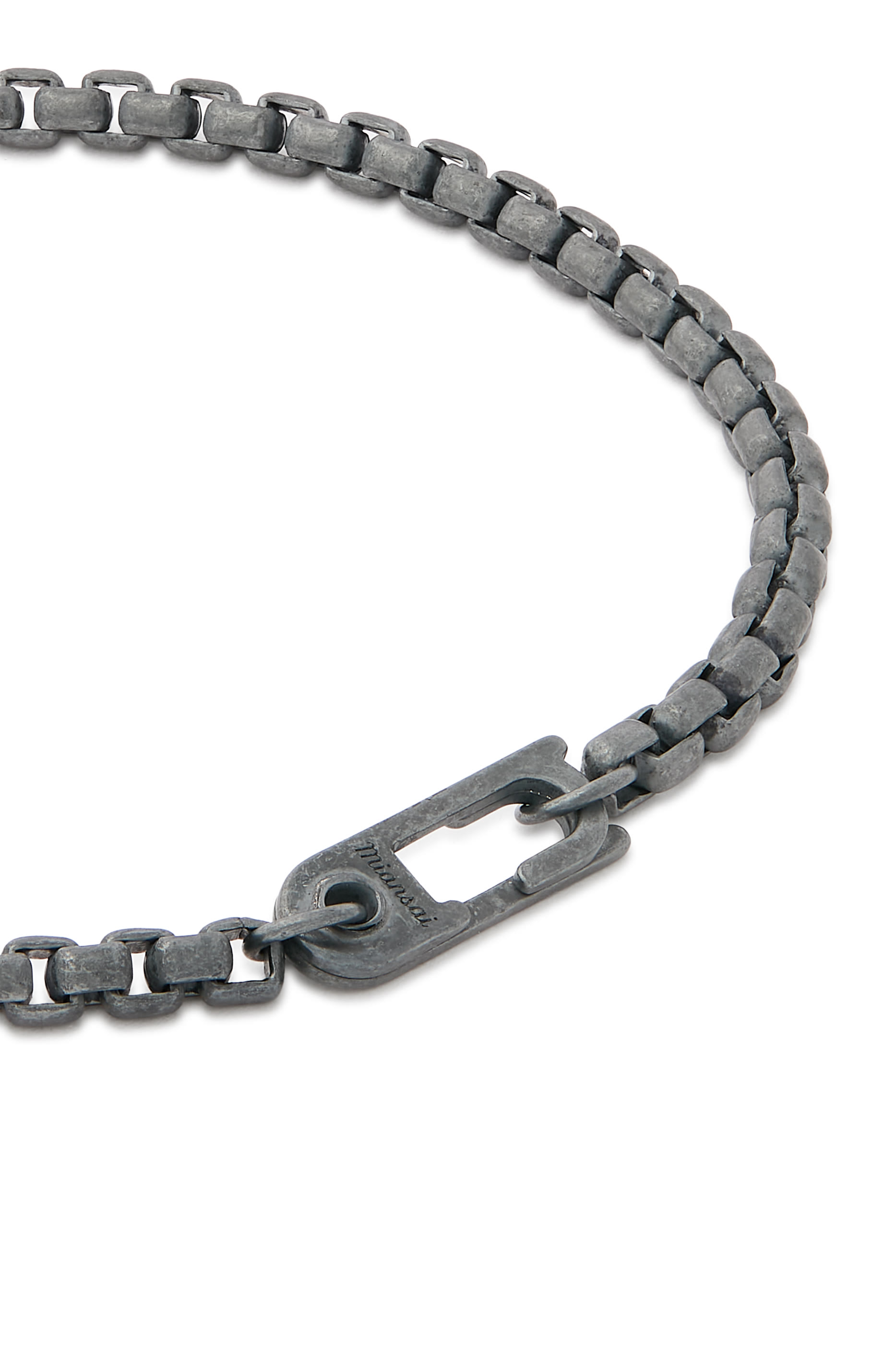  Annex Venetian Chain Bracelet, Oxidized Sterling Silver