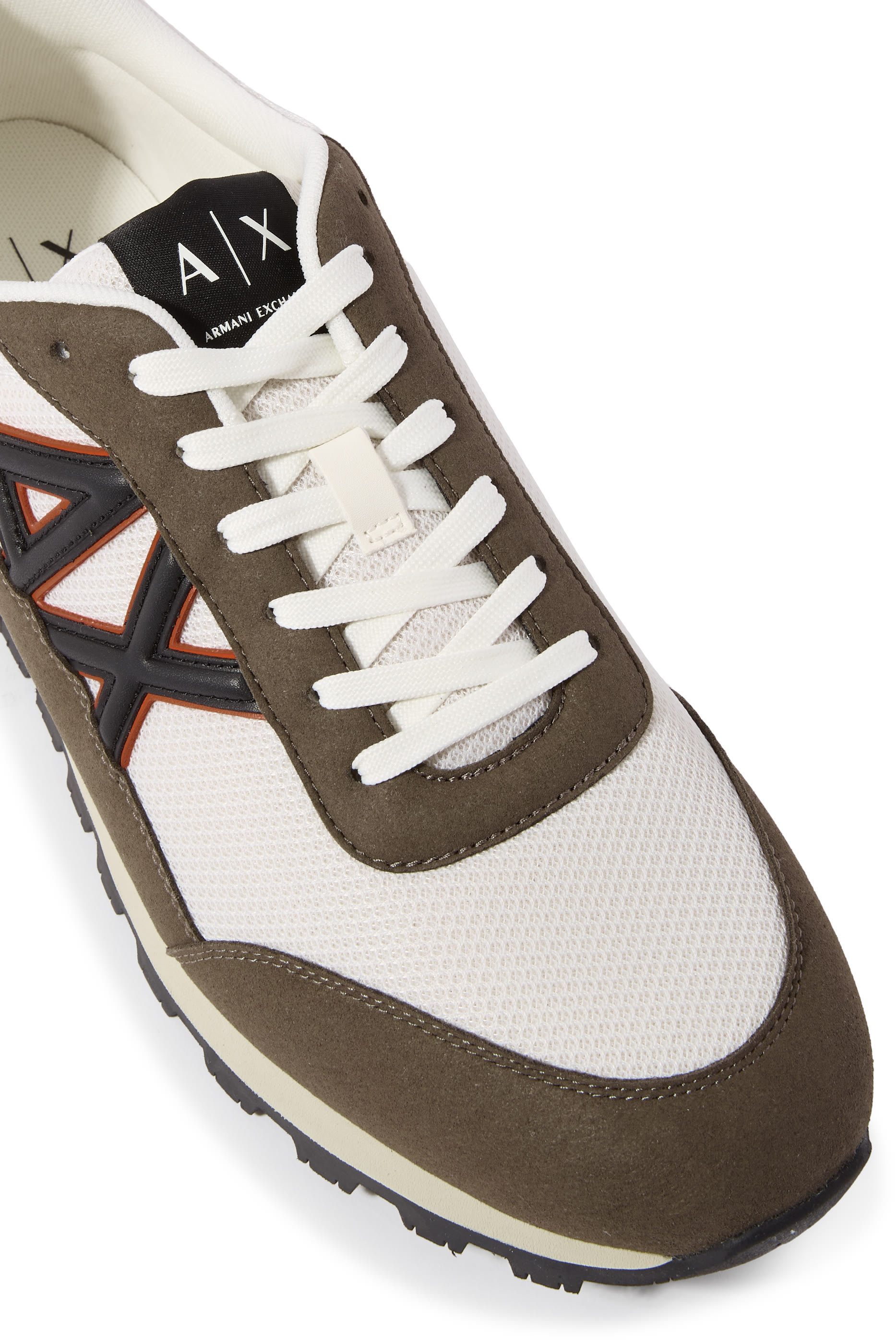 Drop Side AX Logo Low-Top Sneakers