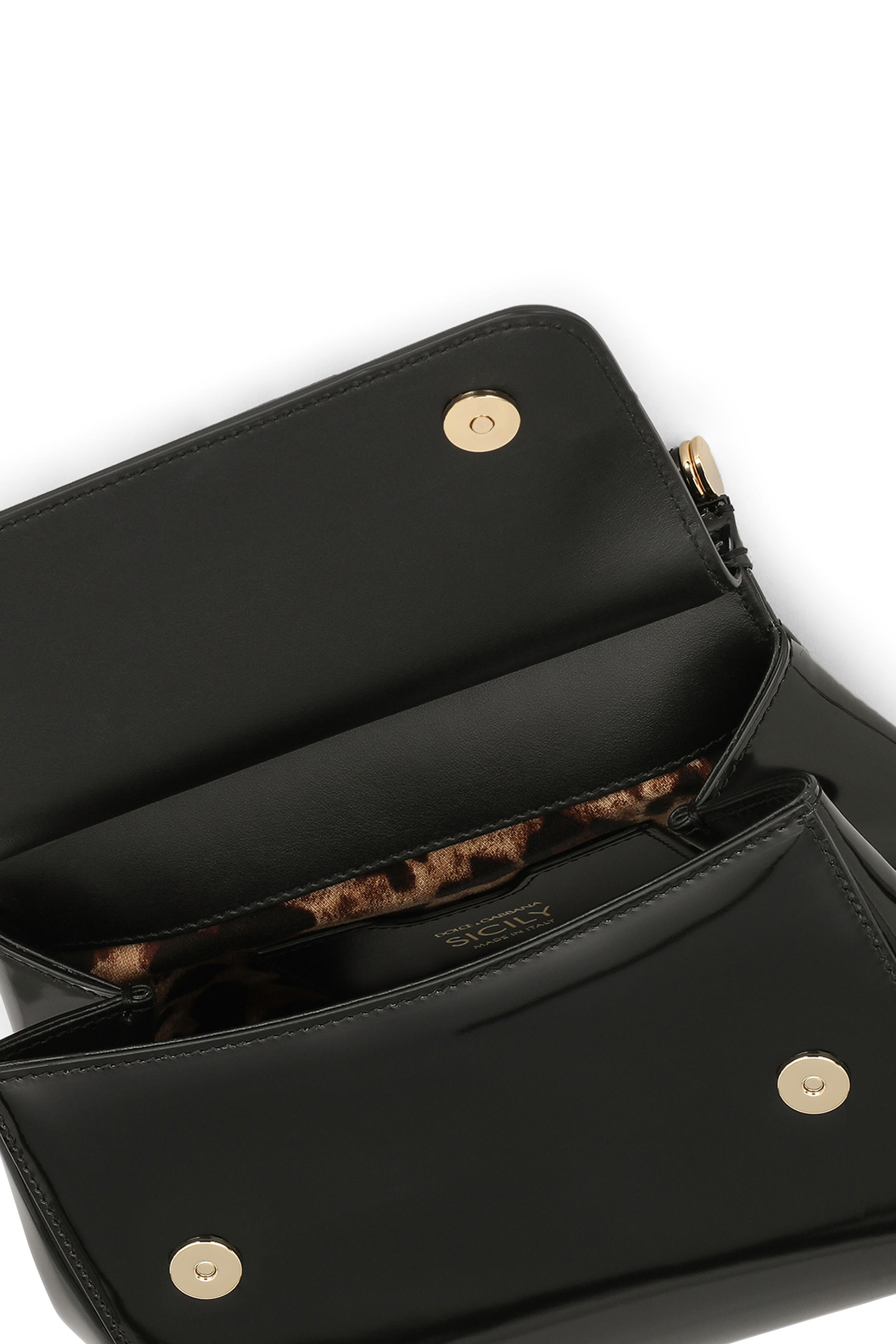 Medium Polished Calfskin Sicily Handbag