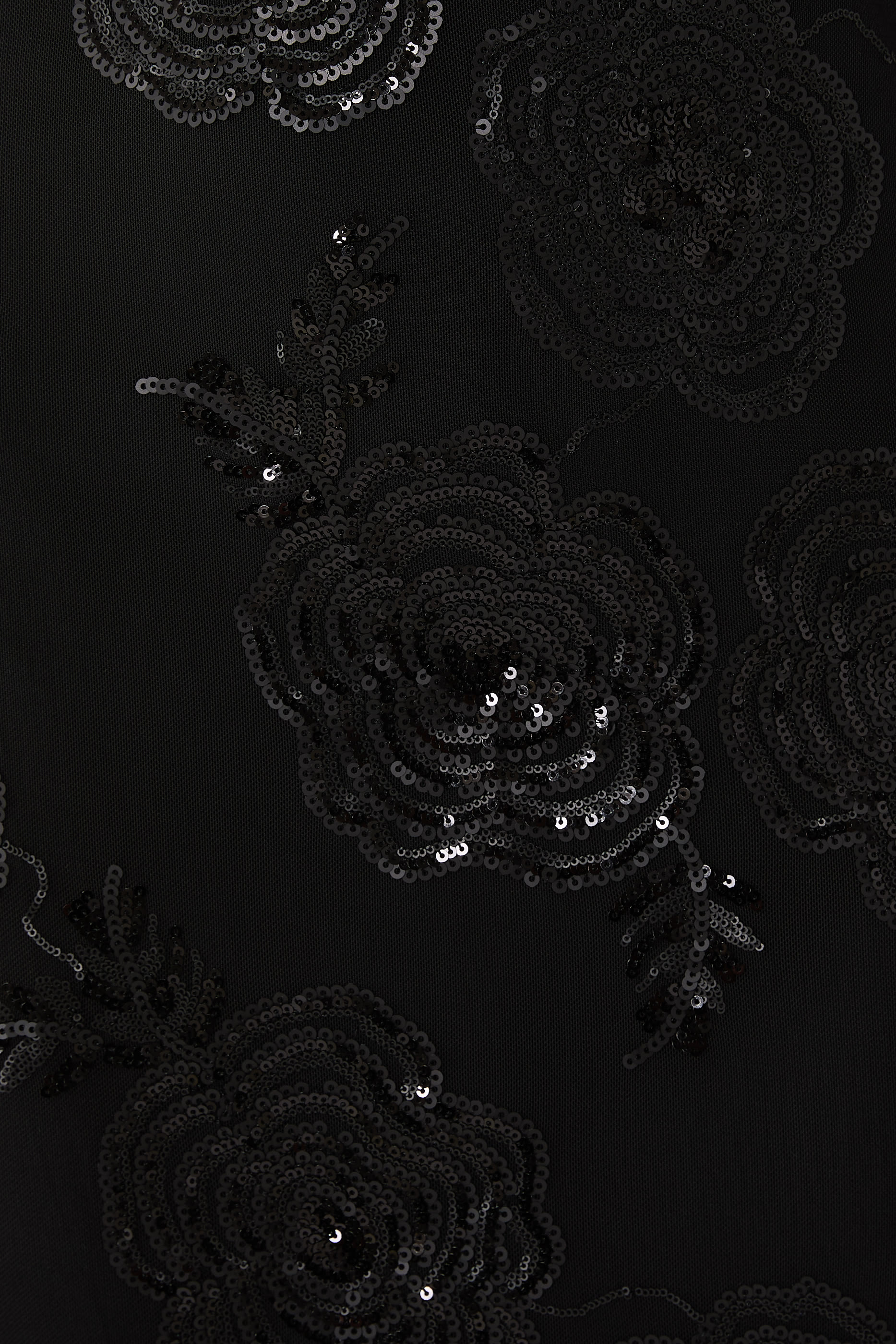  Sequins Fitted Maxi Dress