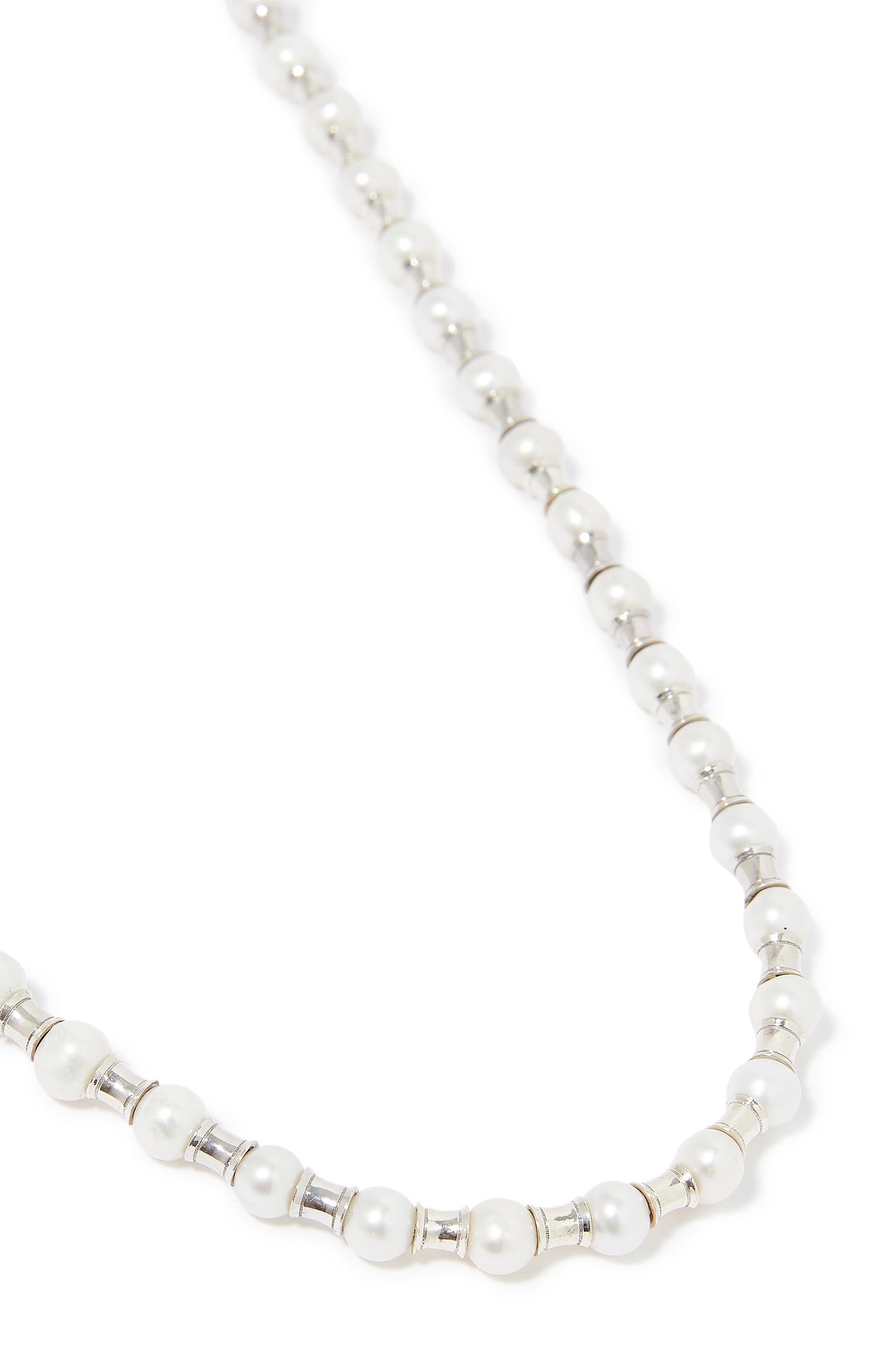 Pearl Spacer Necklace