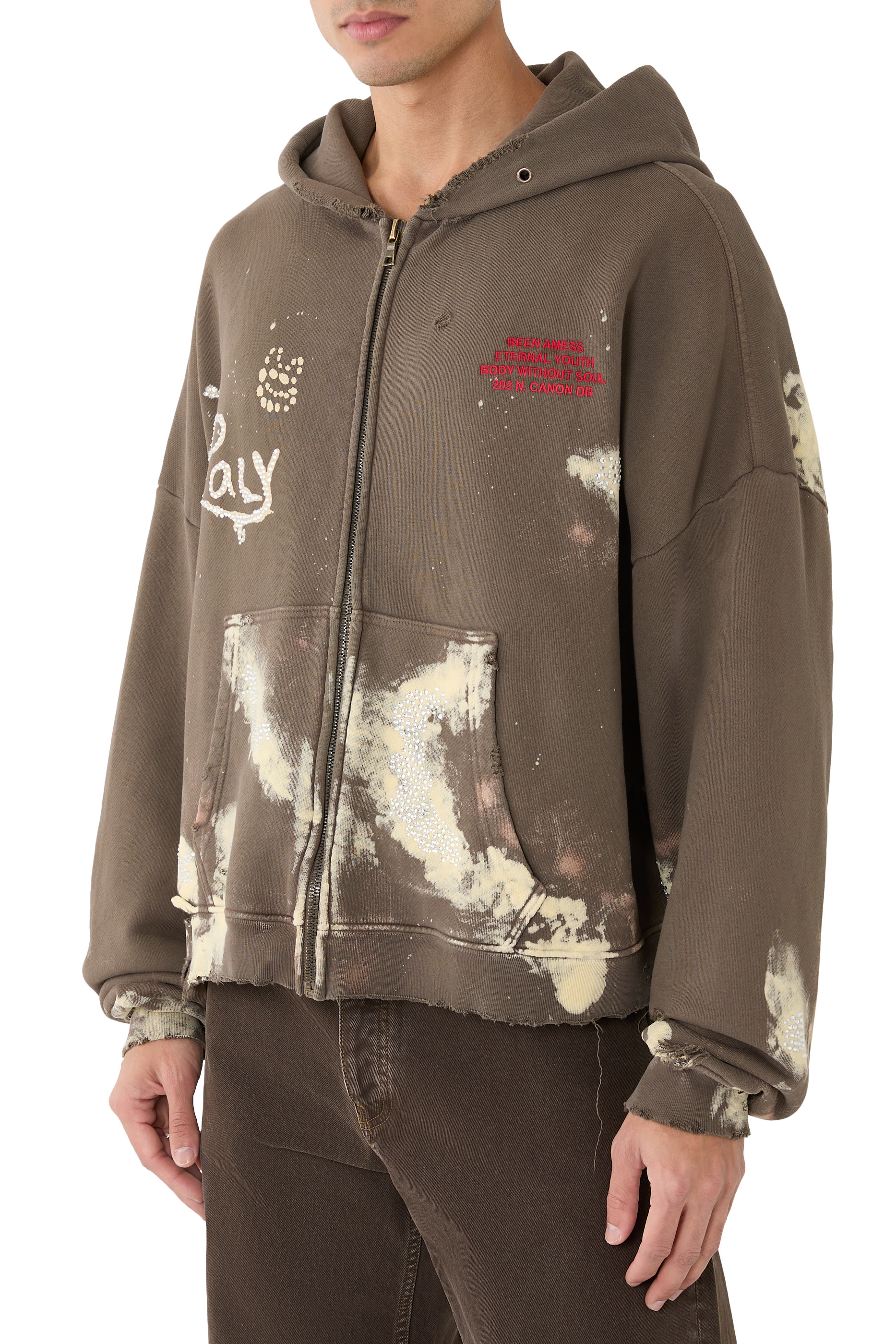 Been Amess Zip Hooded Sweatshirt