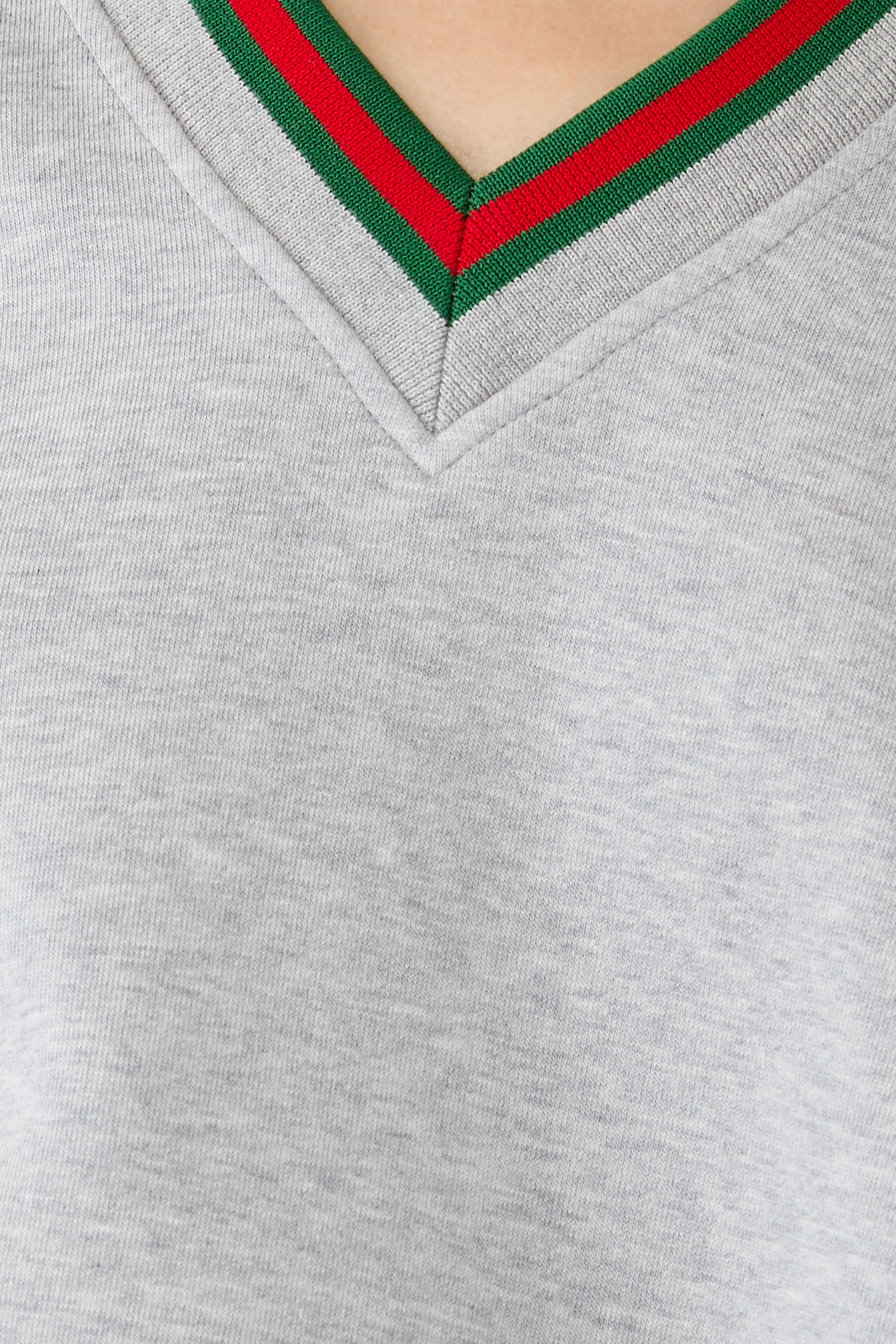 Cotton Jersey Sweatshirt with Web