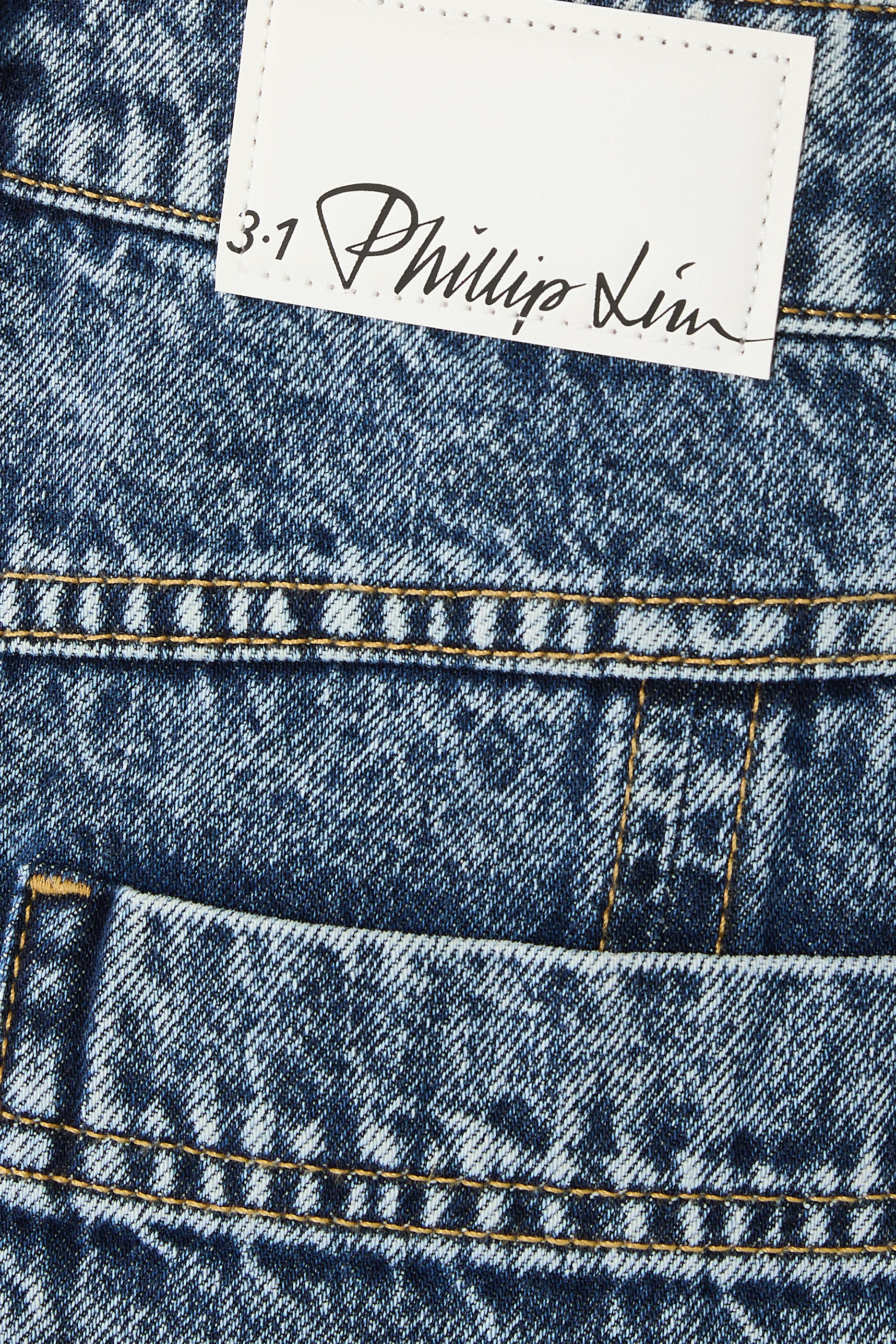 Pleated Denim Culottes 