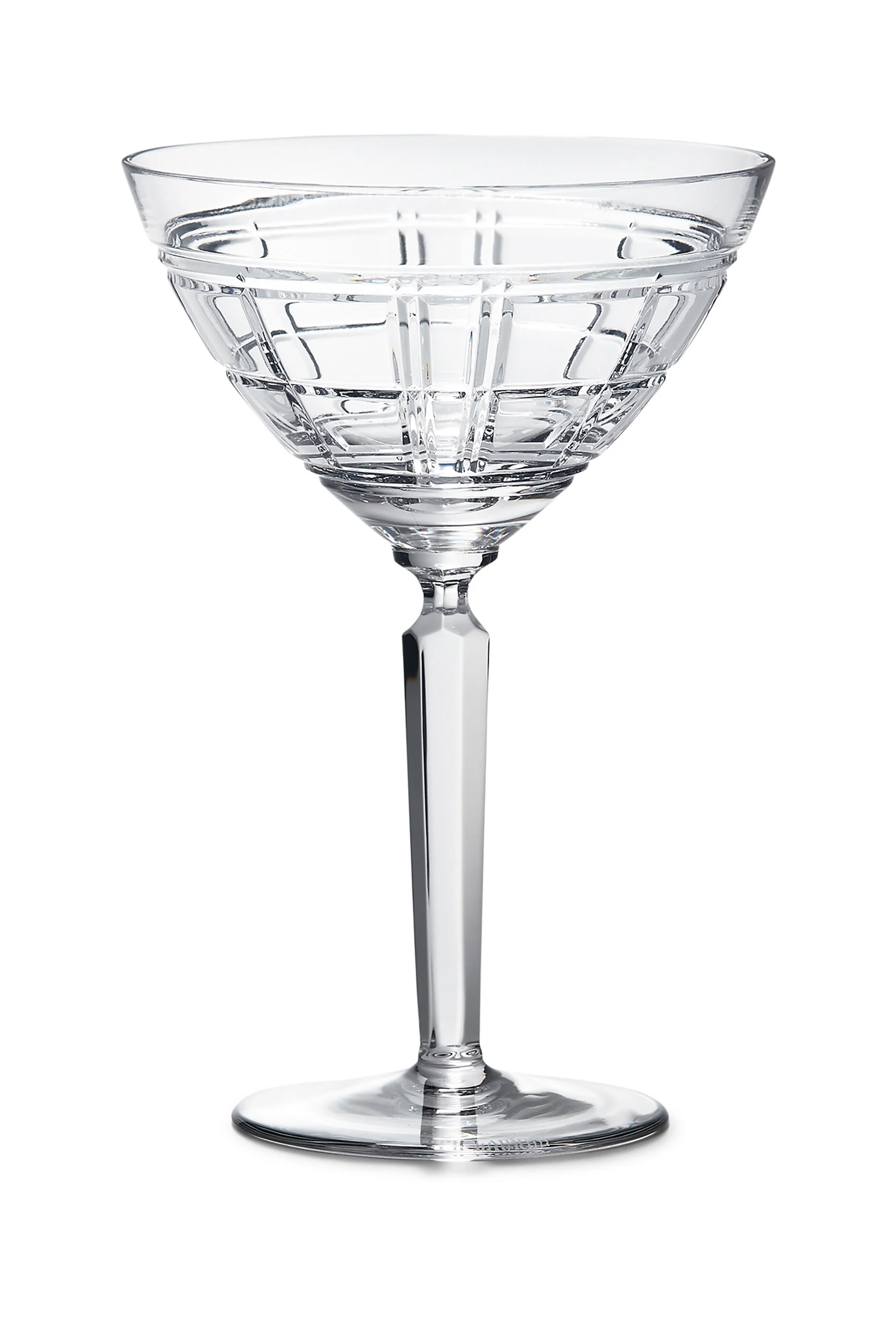 Hudson Plaid Martini Glass