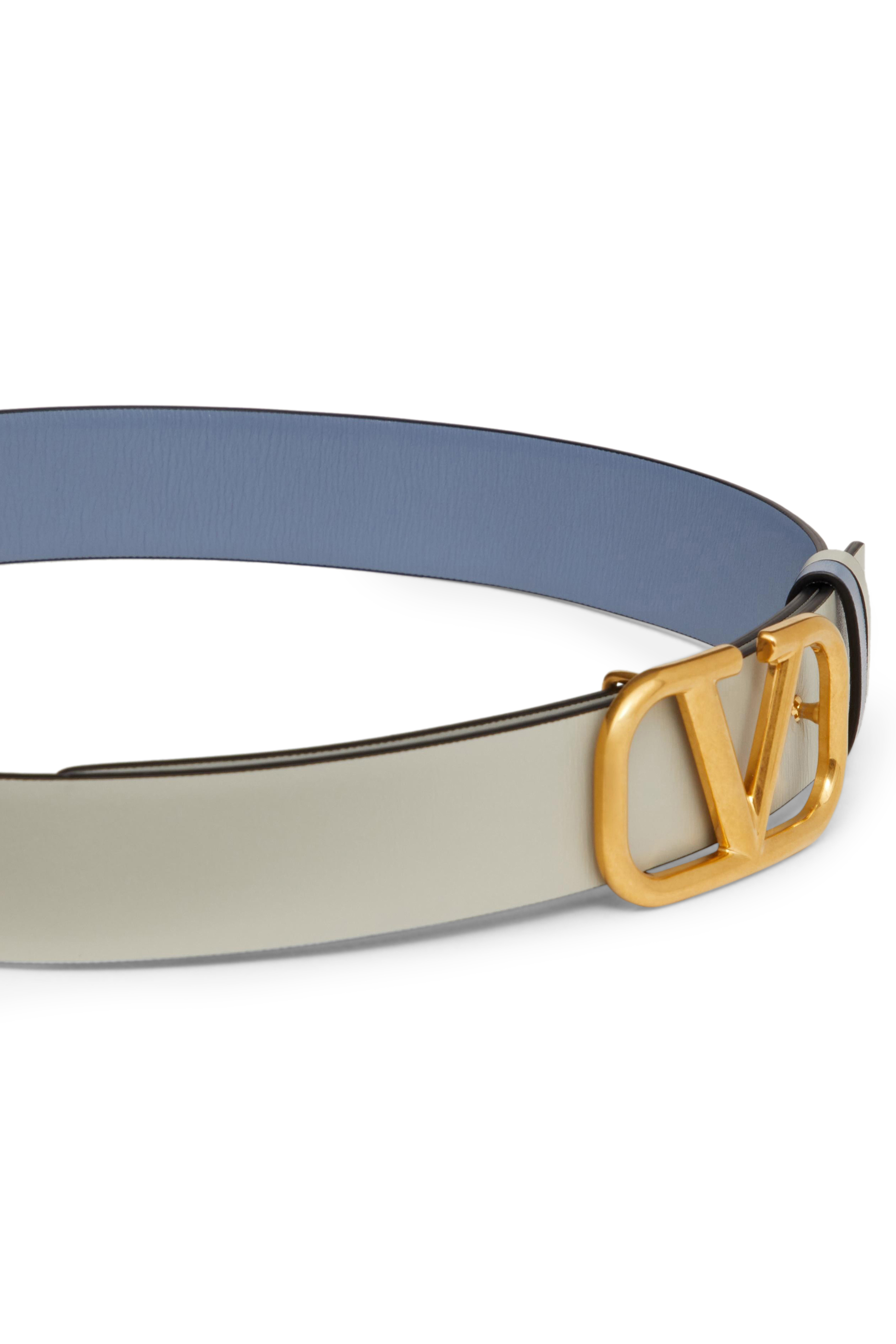 Valentino Garavani V Logo Buckle Belt