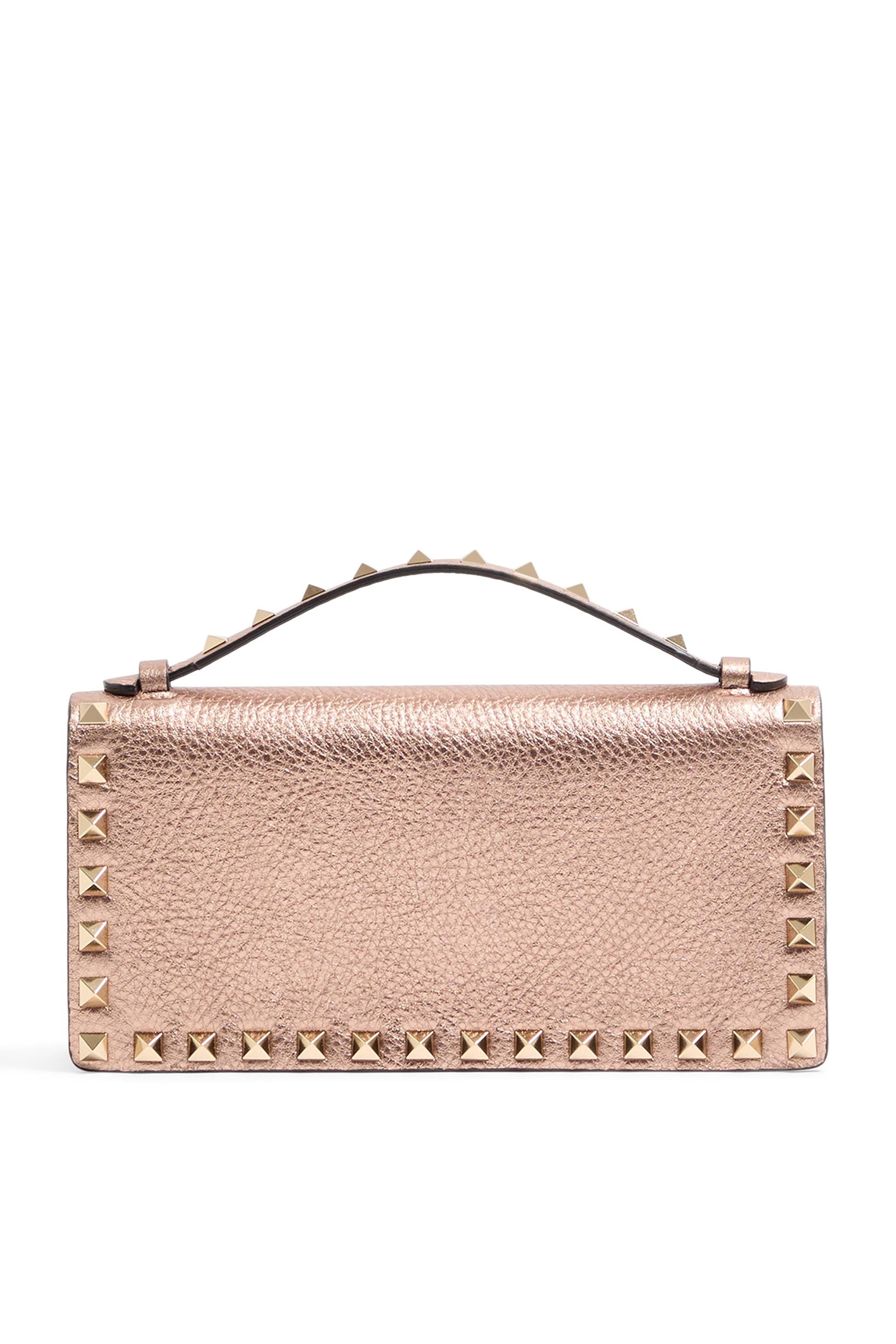Rockstud Wallet with Chain Strap