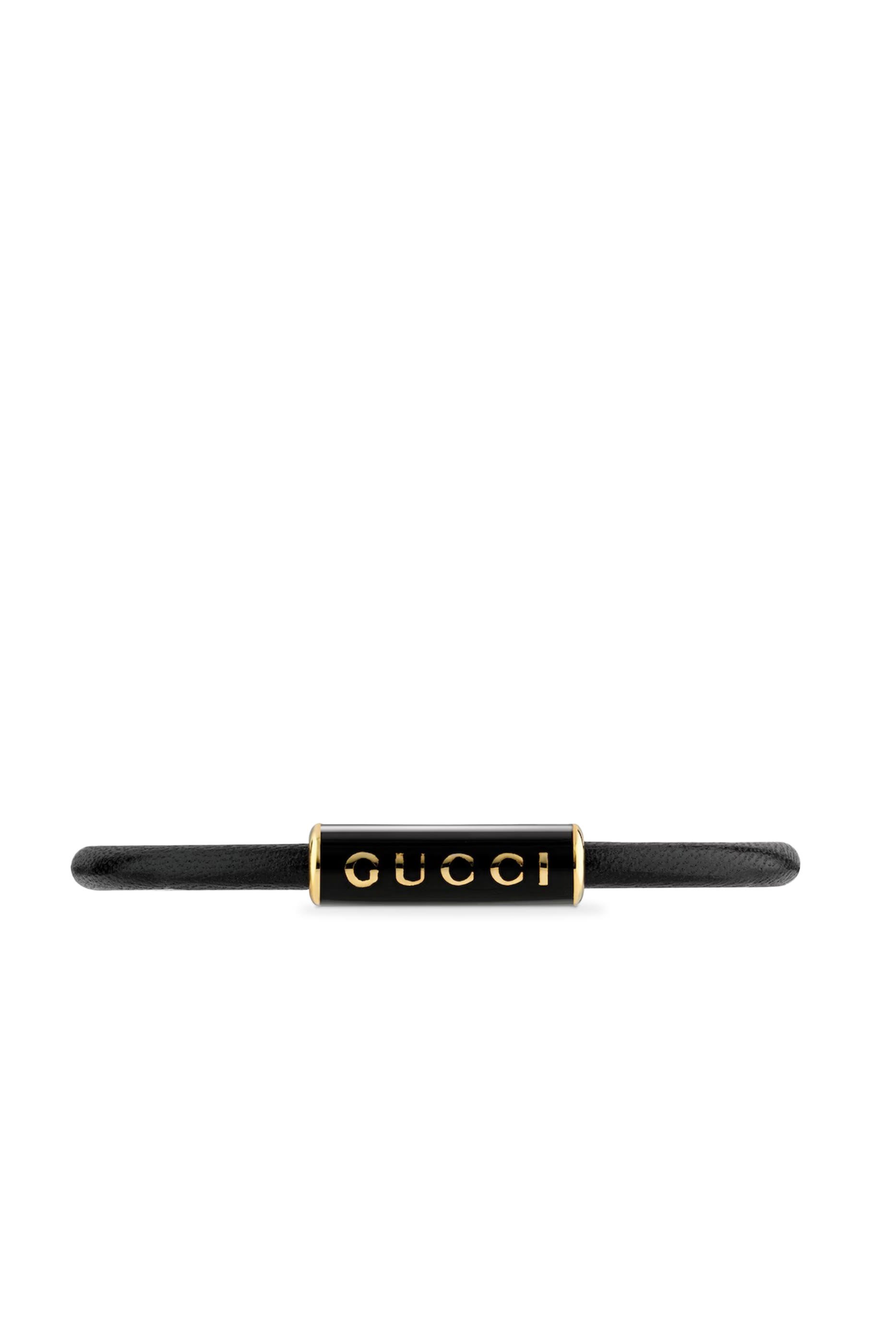 Logo Leather Bracelet 